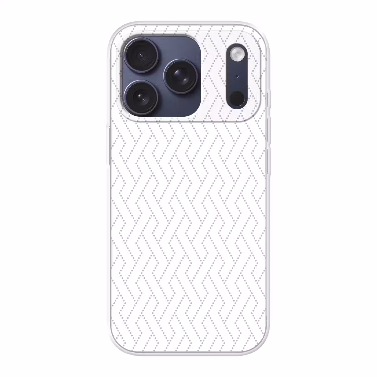 Grafisch - Patroon - Modern - Geweven Telefoonhoesje iPhone 17 Pro klein 878 -3d