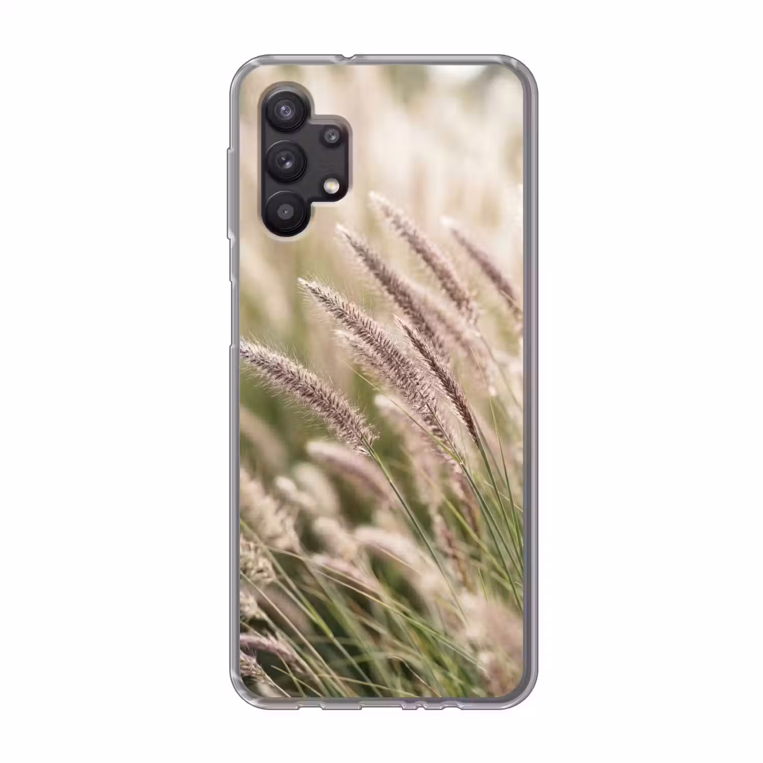 Gras - Close up - Groen Telefoonhoesje Samsung Galaxy A32 5G klein -3d
