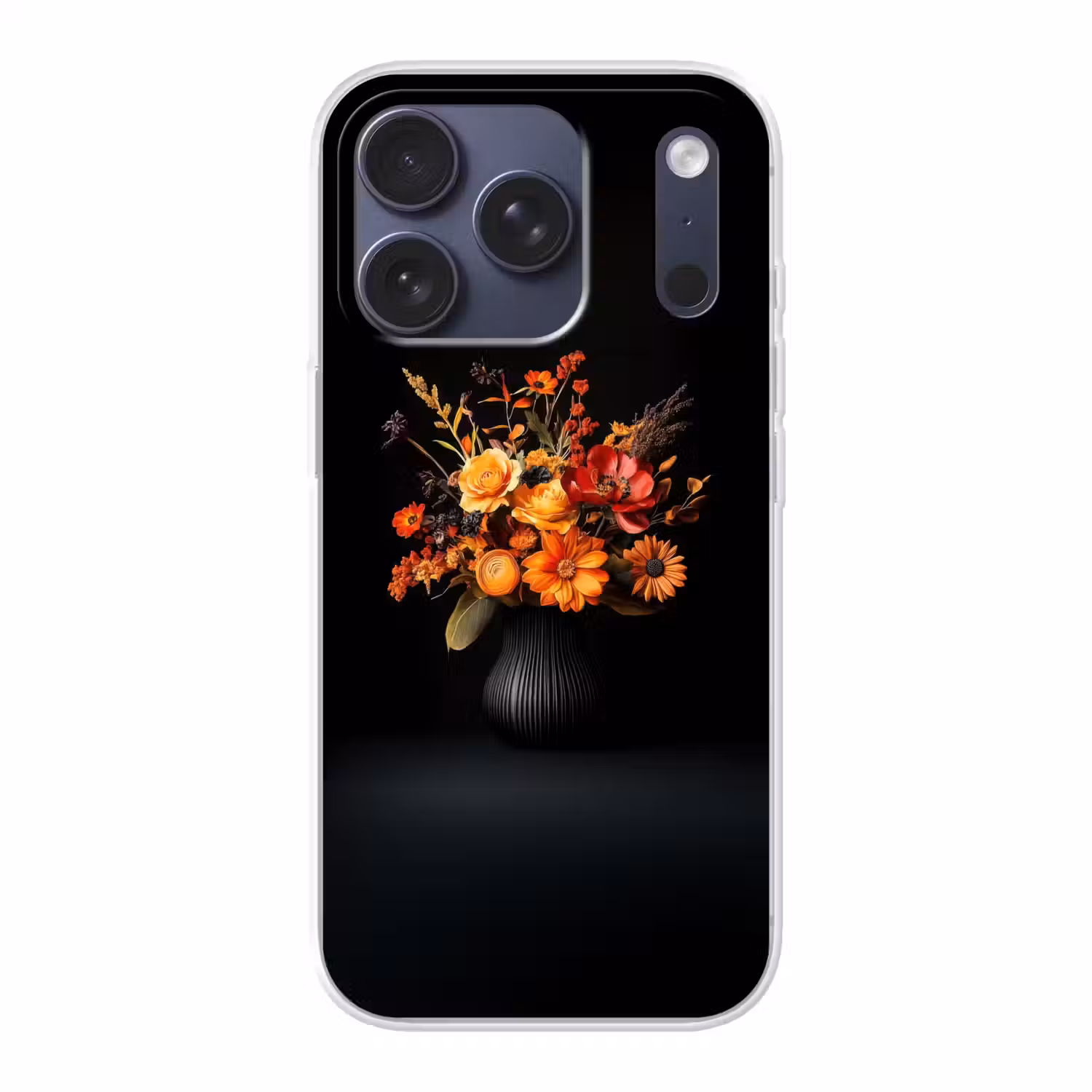 Herfst - Boeket - Oranje Telefoonhoesje iPhone 17 Pro klein -3d