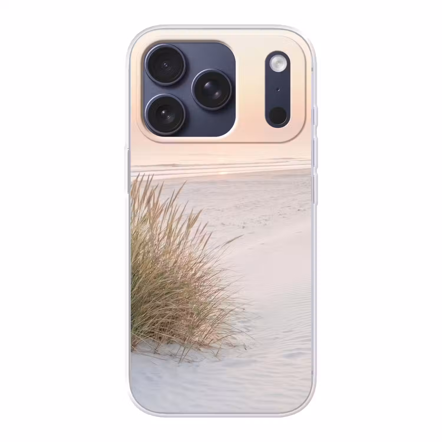 Horizon - Duinlandschap - Zand Telefoonhoesje iPhone 17 Pro klein -3d