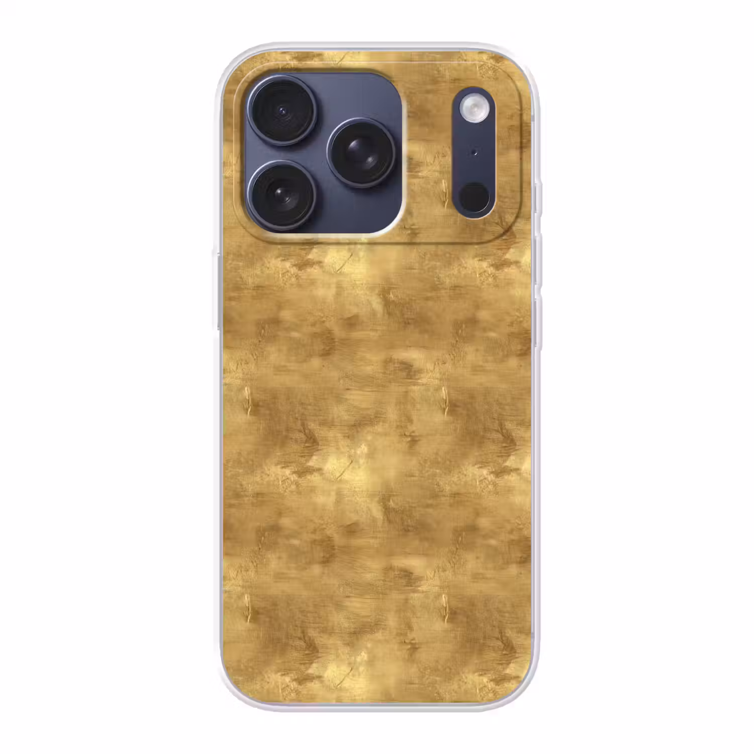 Industrieel - Textuur - Goud Telefoonhoesje iPhone 17 Pro klein 878 -3d