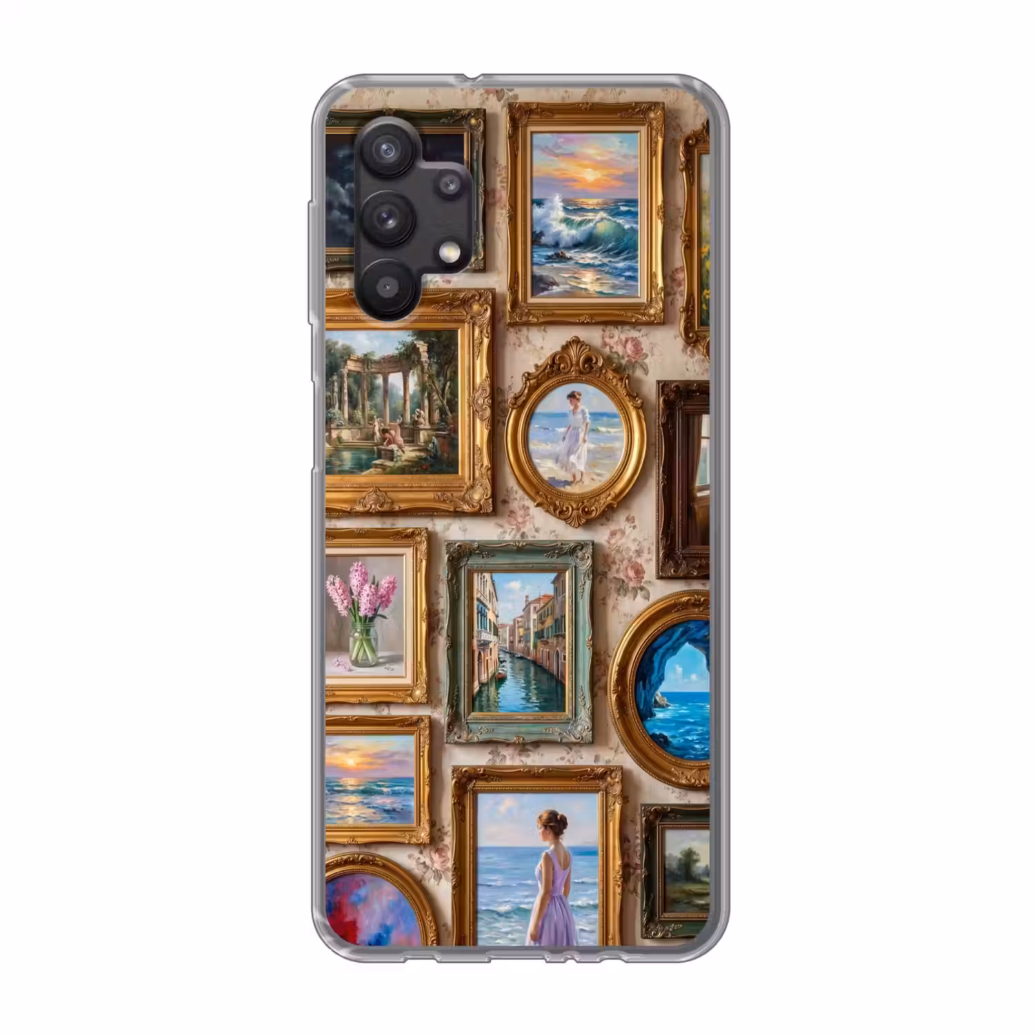 Interieur - Kunst - Collectie - Klassiek - Goud Telefoonhoesje Samsung Galaxy A32 5G klein -3d