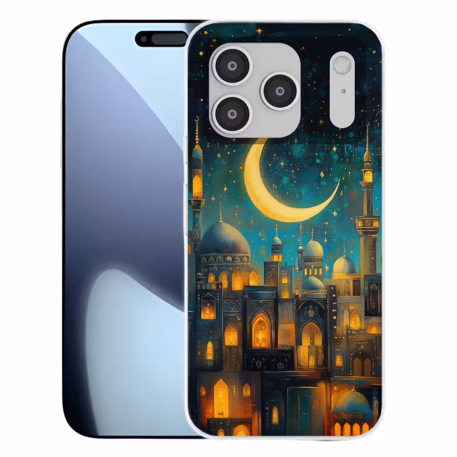 Islamitisch - Moskee - Ramadan - Islam Telefoonhoesje iPhone 17 Pro klein -3d