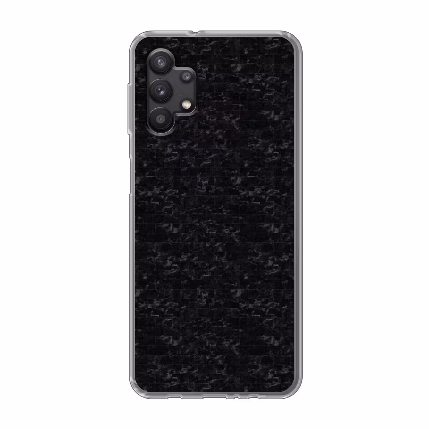 Tegels - Patroon - Marmer - Zwart Telefoonhoesje Samsung Galaxy A32 5G klein 346 -3d
