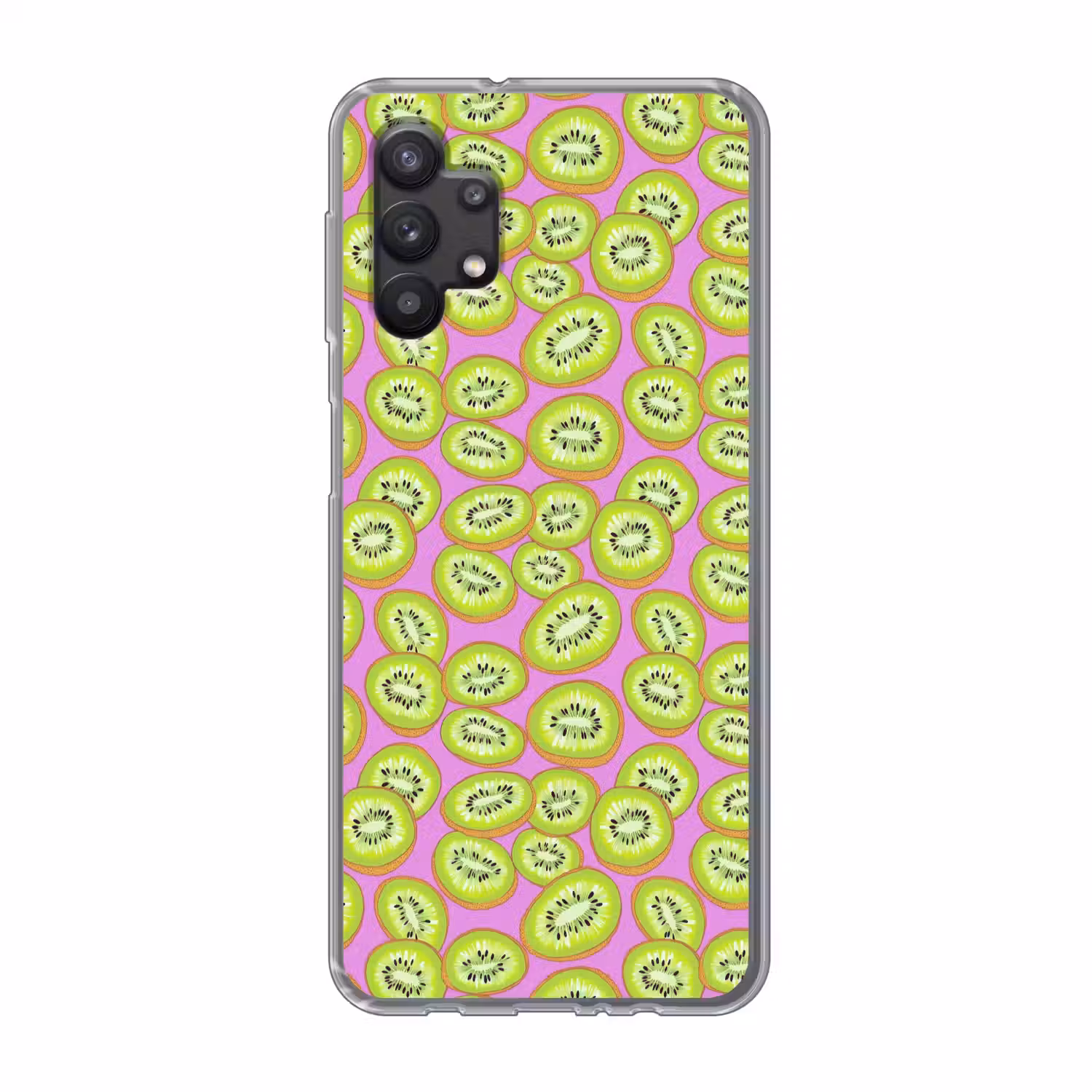 Kiwi - Speels - Groen Telefoonhoesje Samsung Galaxy A32 5G klein 346 -3d