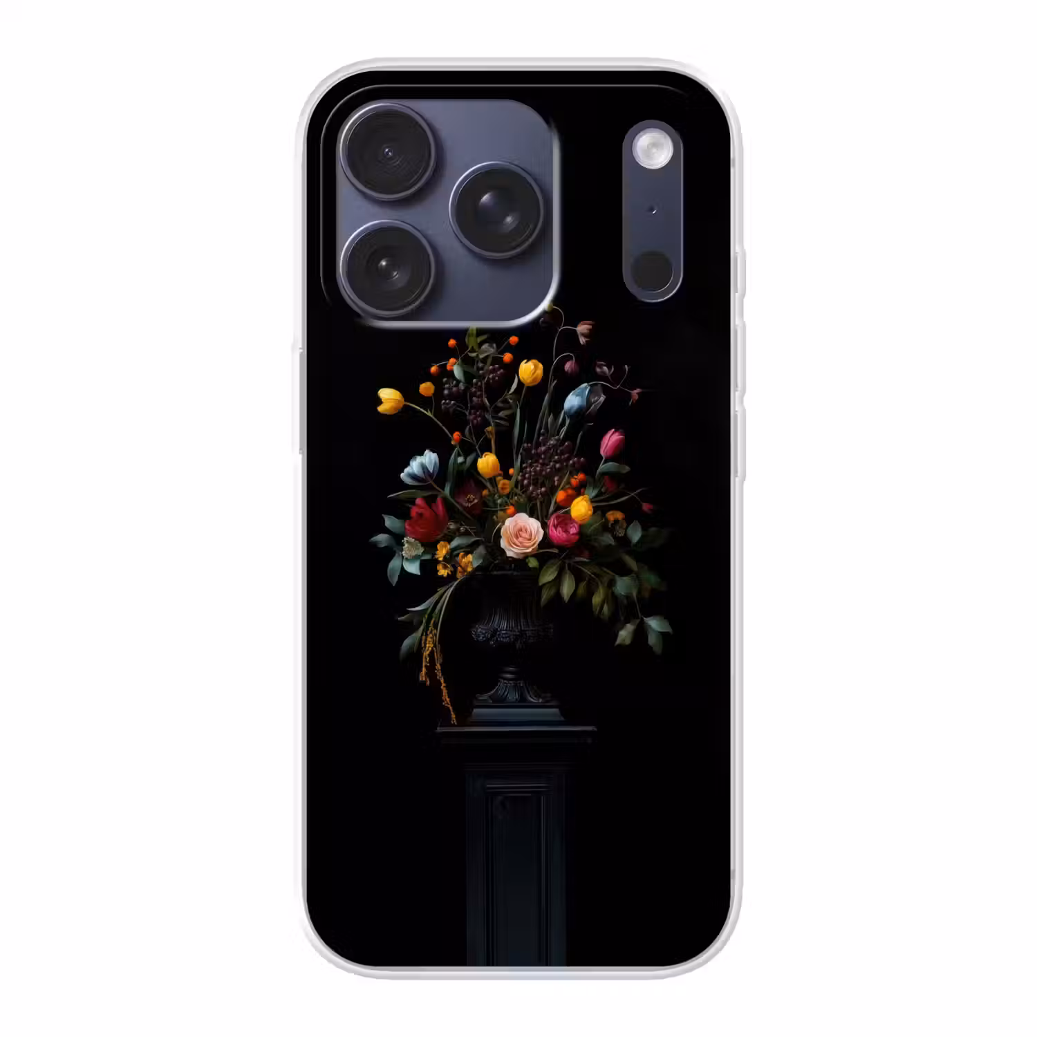 Klassiek - Vaas - Boeket - Bloemen Telefoonhoesje iPhone 17 Pro klein -3d