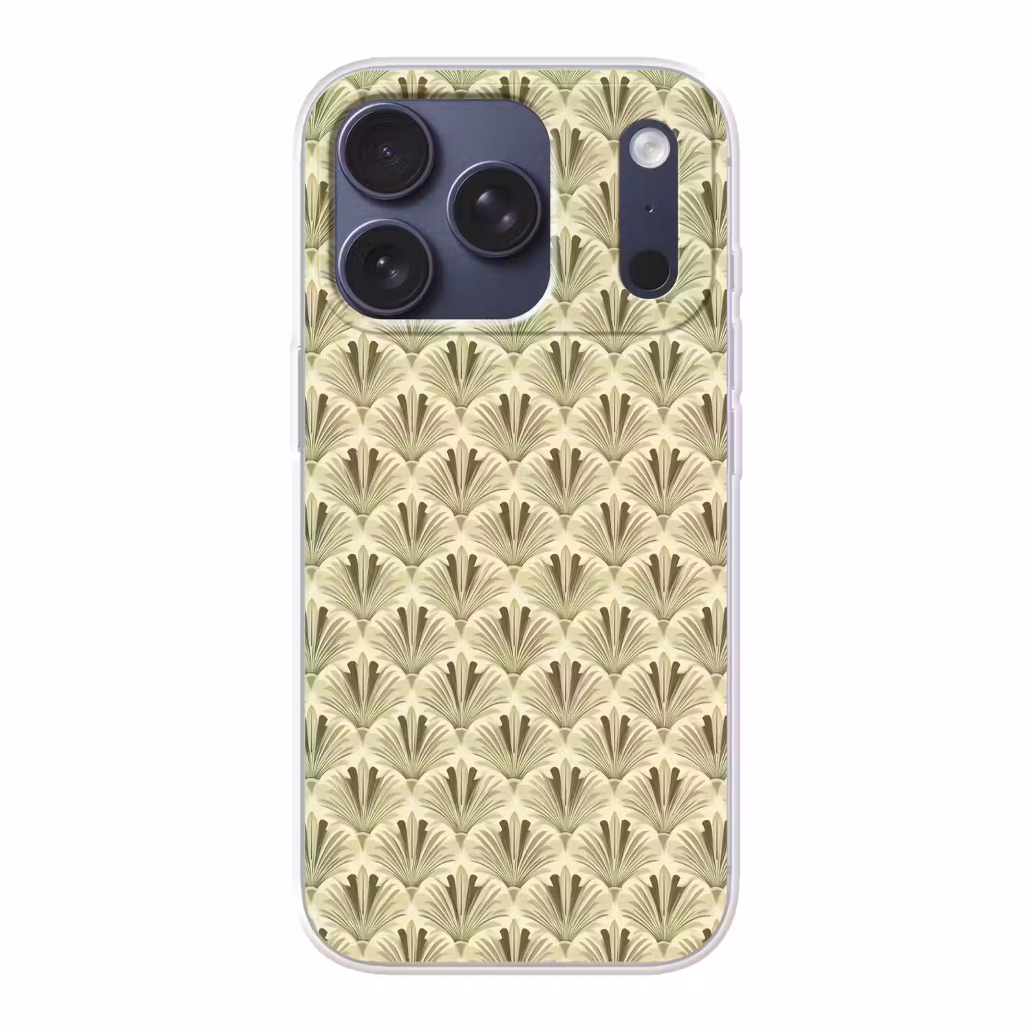 Klassiek - Waaier - Groen Telefoonhoesje iPhone 17 Pro klein 878 -3d