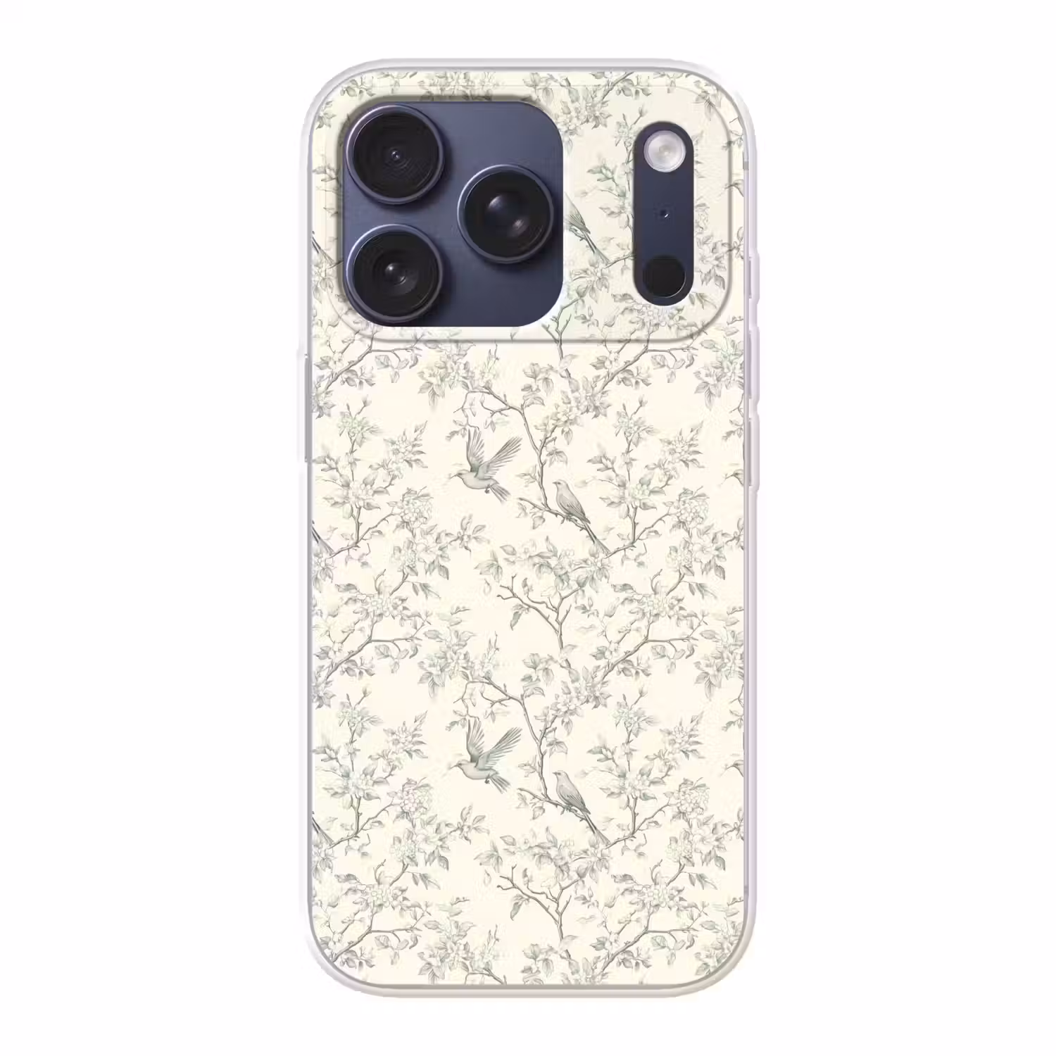 Klassiek - Vogels - Groen Telefoonhoesje iPhone 17 Pro klein 878 -3d