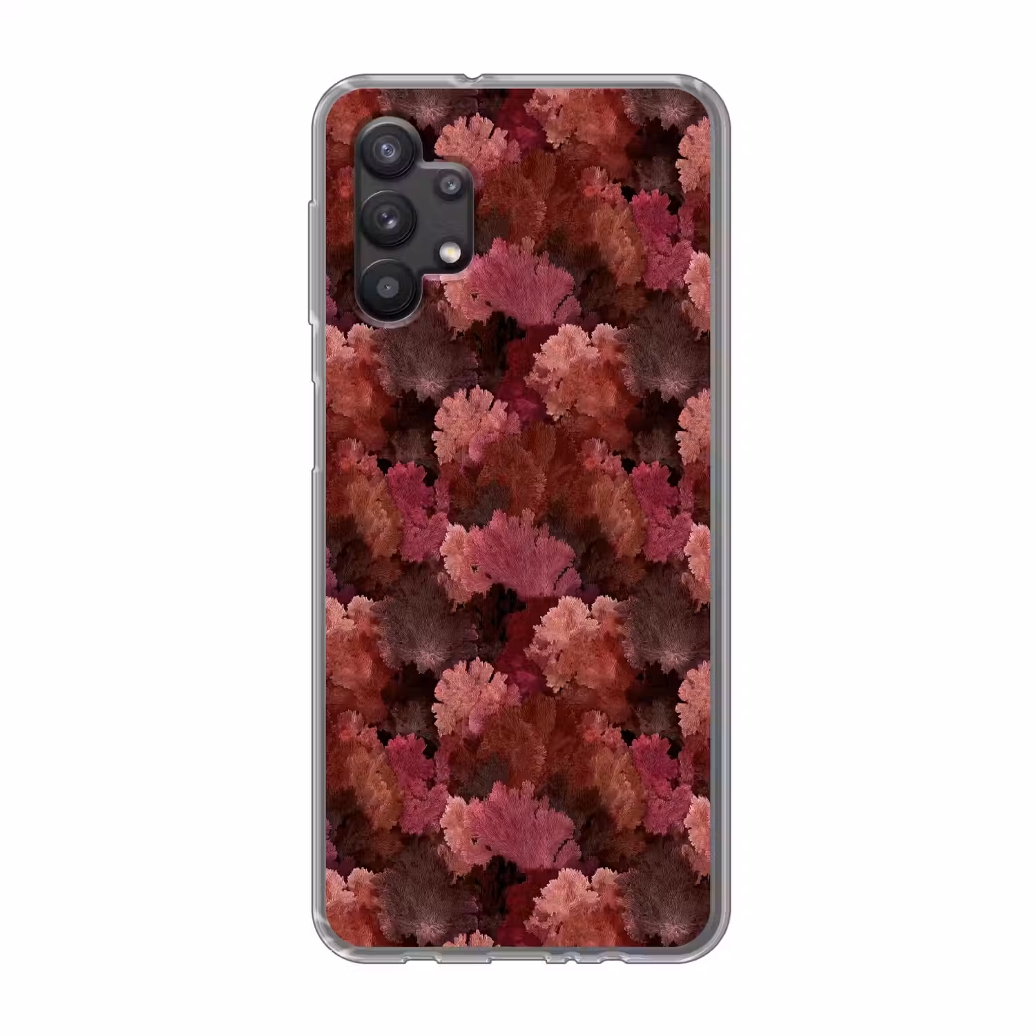 Koraal - Textuur - Kleurrijk Telefoonhoesje Samsung Galaxy A32 5G klein 346 -3d