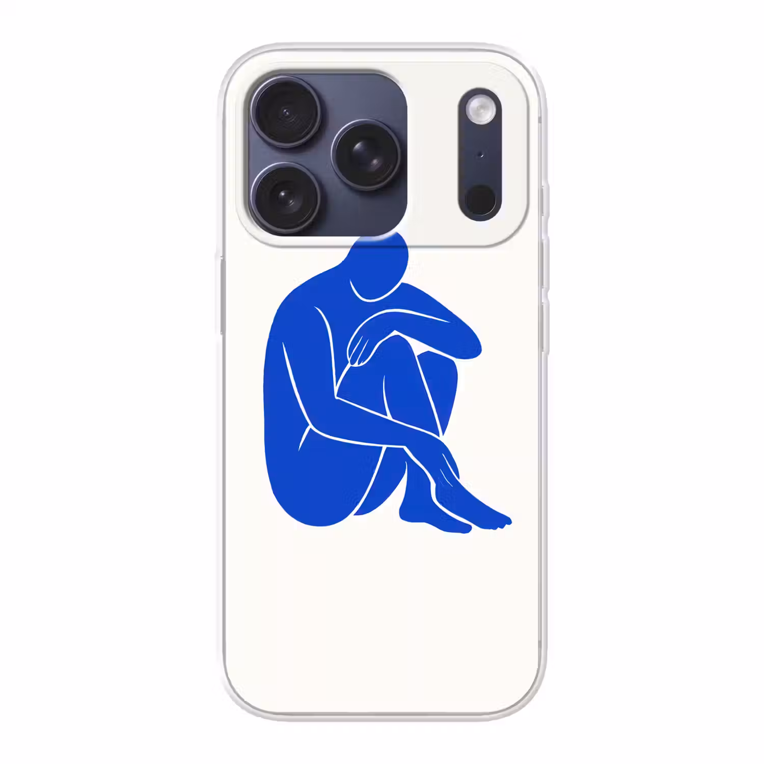 Lichaam - Abstract - Blauw Telefoonhoesje iPhone 17 Pro klein -3d