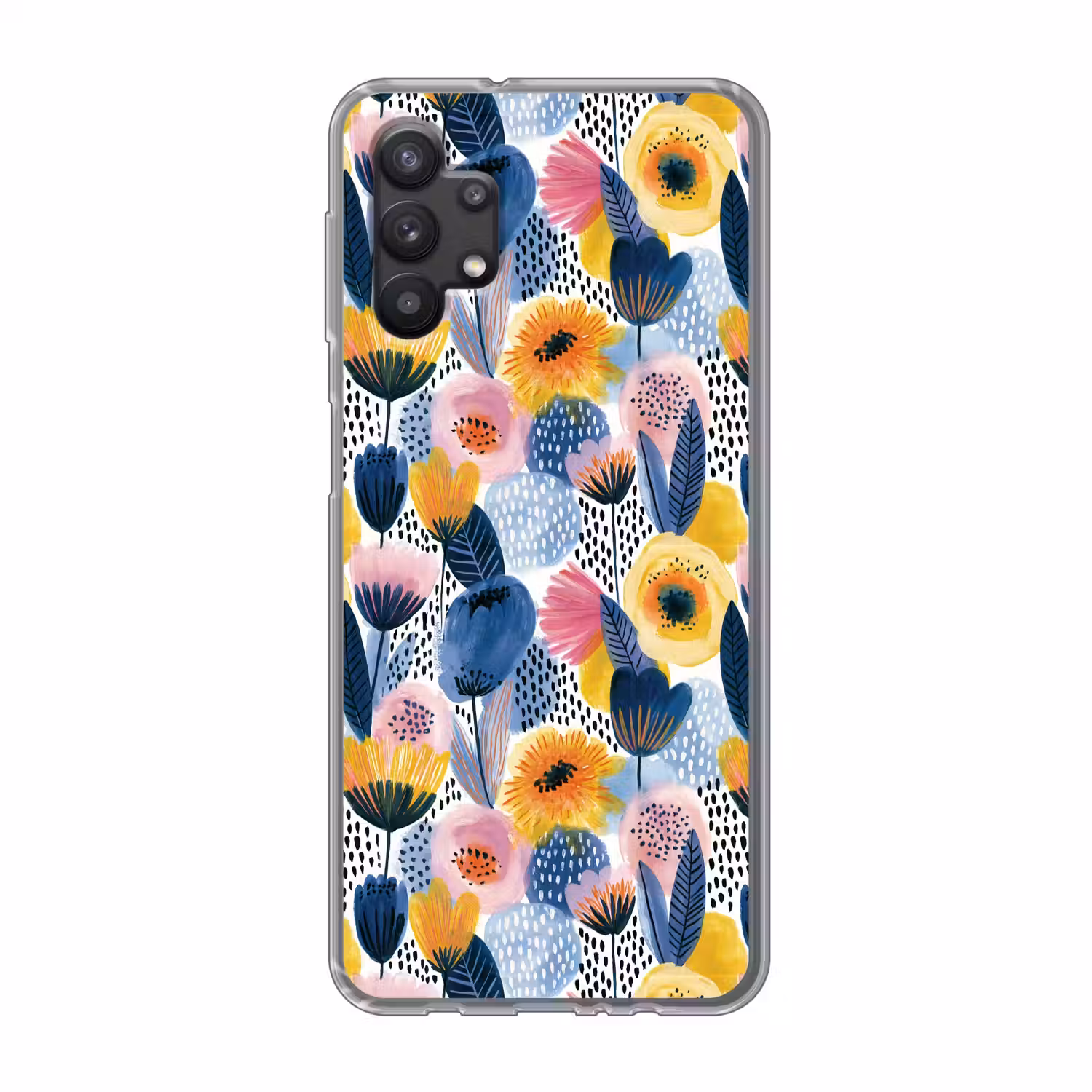 Creatief - Patroon - Kleurrijk Telefoonhoesje Samsung Galaxy A32 5G klein 346 -3d