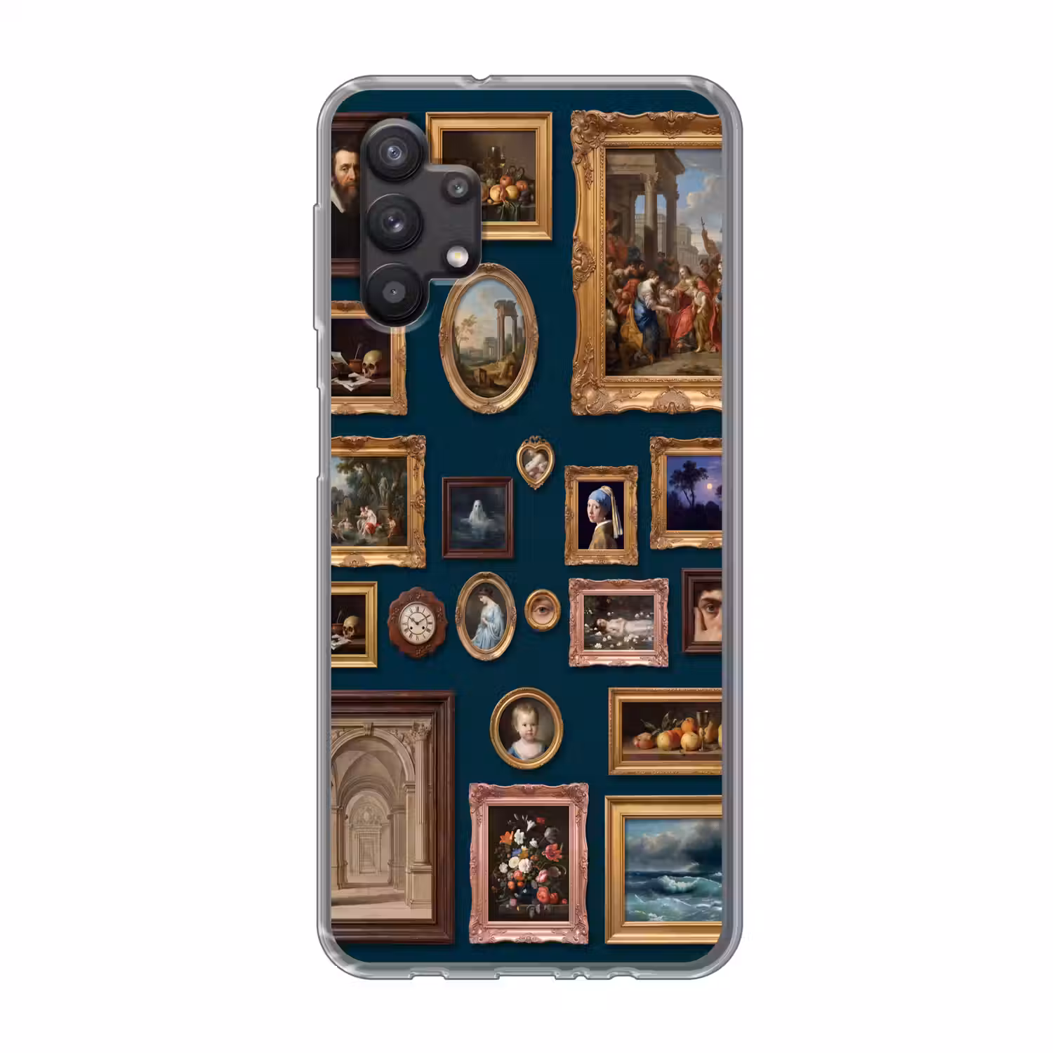 Kunst - Schilderijen - Decoratie - Klassiek - Groen Telefoonhoesje Samsung Galaxy A32 5G klein -3d