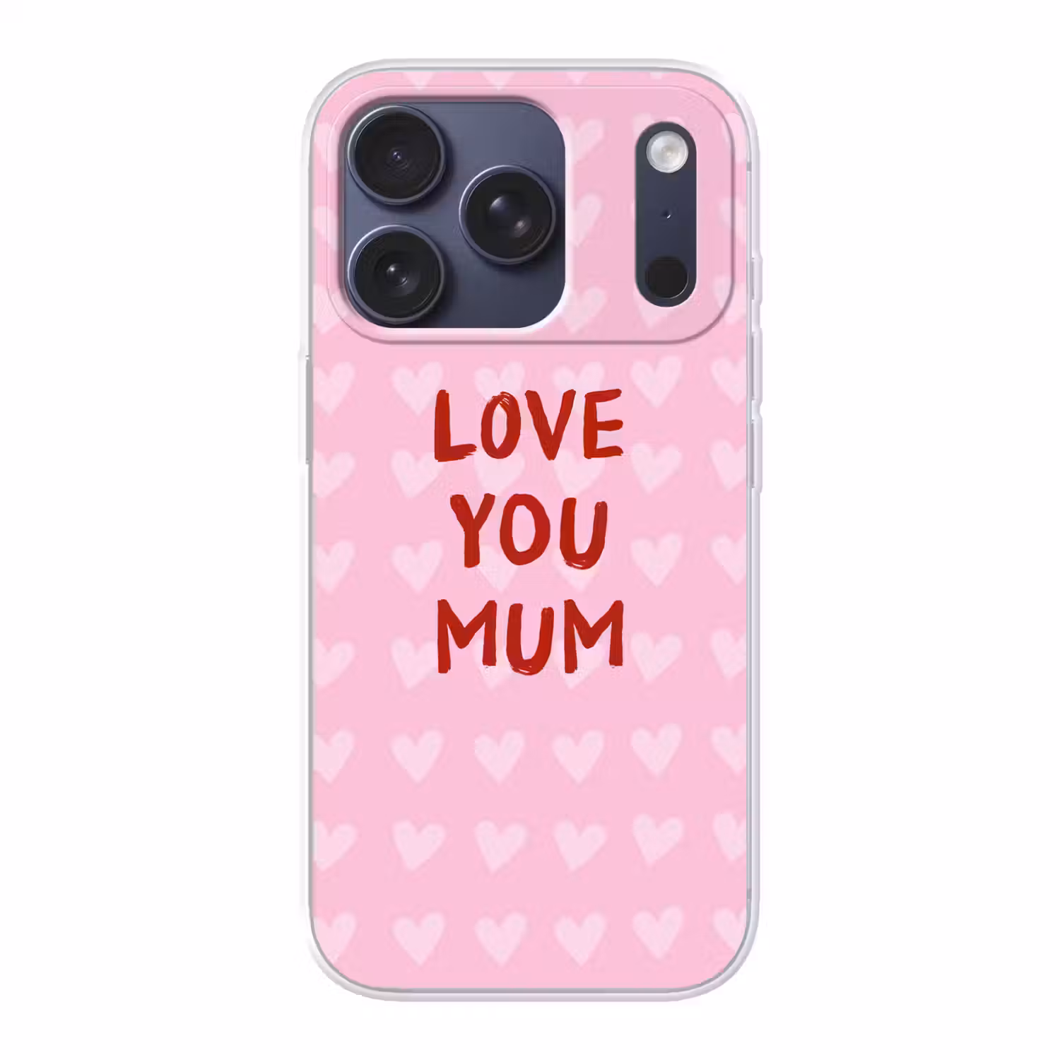 Love - Quote - Moeder - Rood Telefoonhoesje iPhone 17 Pro klein -3d
