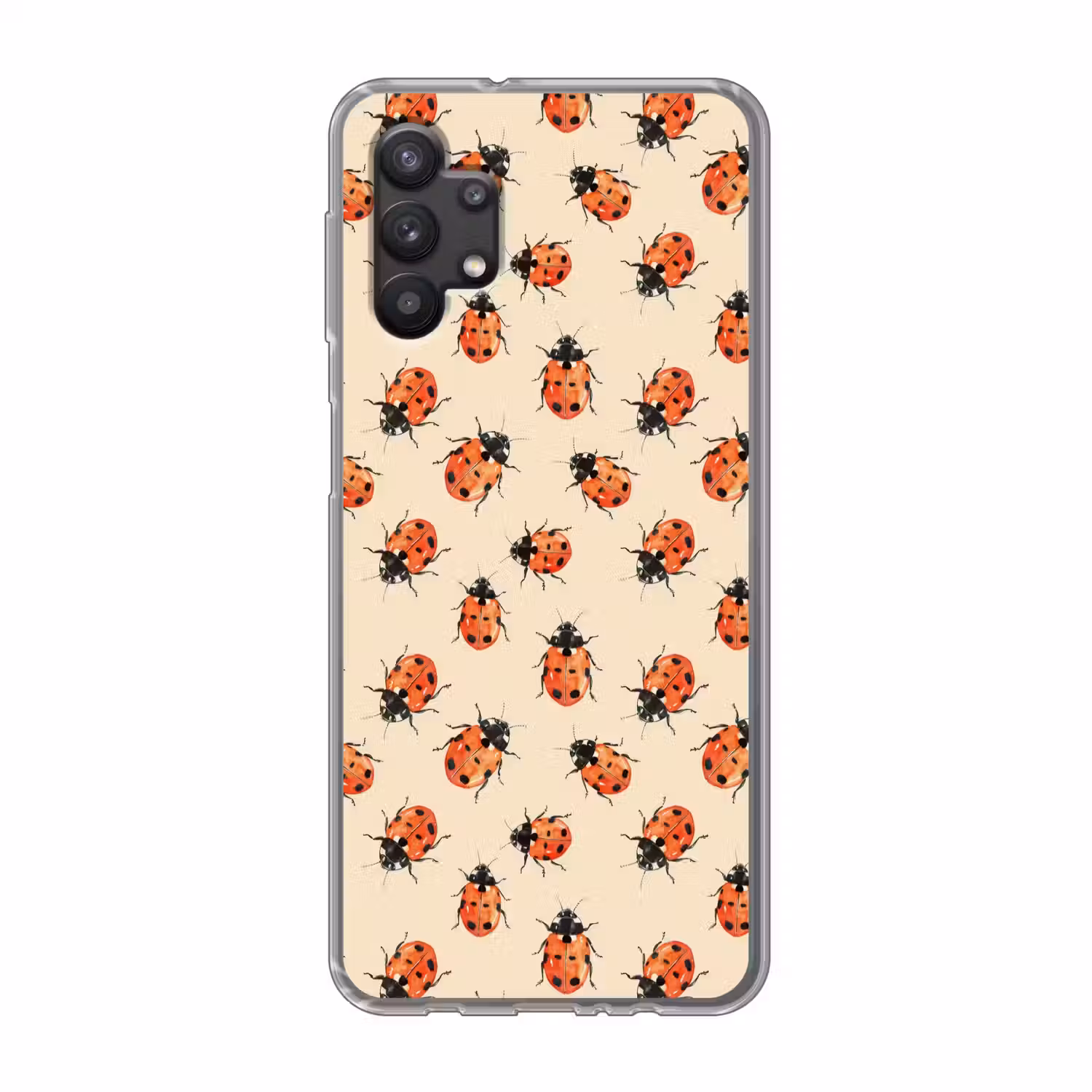 Lieveheersbeestjes - Patroon - Rood Telefoonhoesje Samsung Galaxy A32 5G klein 346 -3d