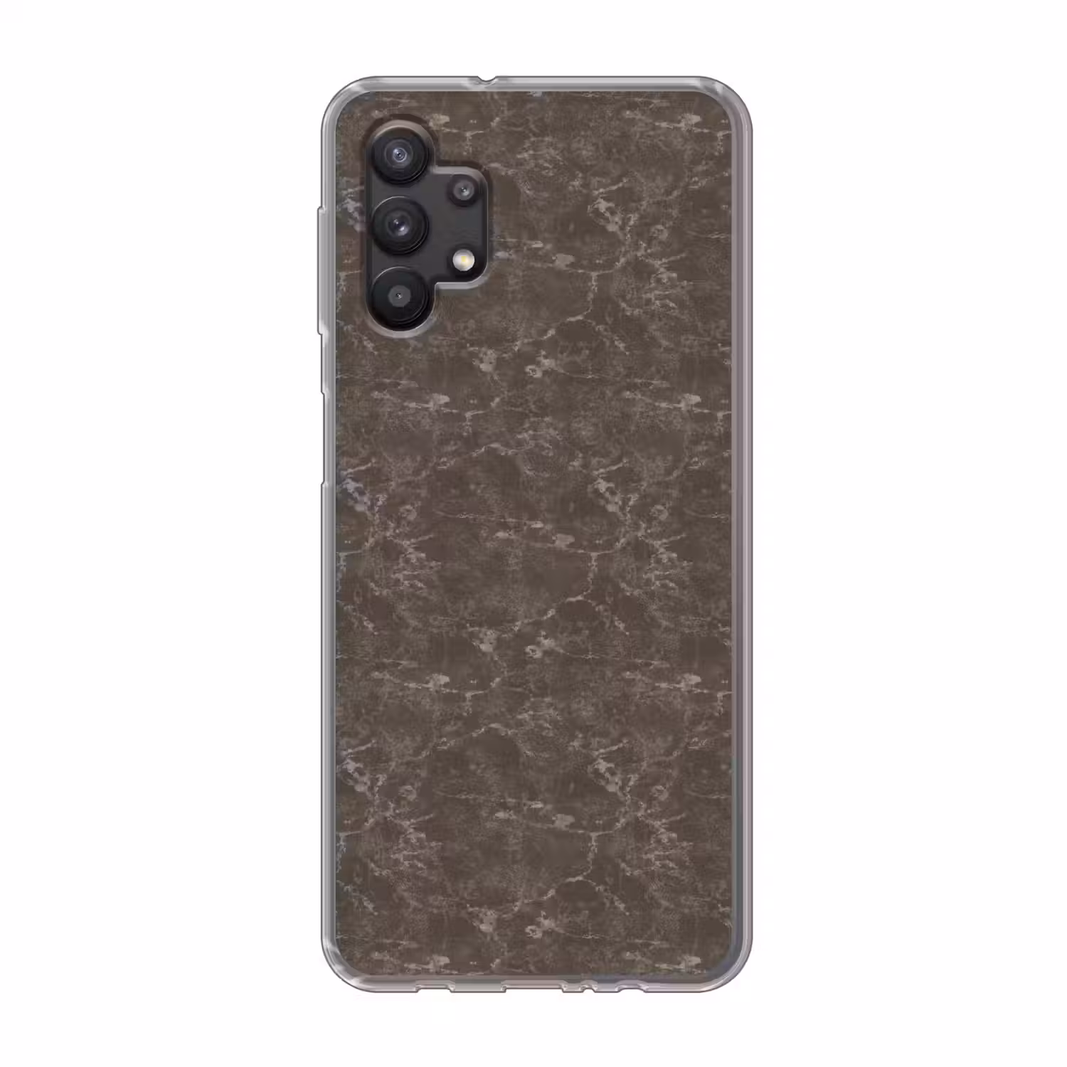 Marmer - Aders - Bruin Telefoonhoesje Samsung Galaxy A32 5G klein 346 -3d