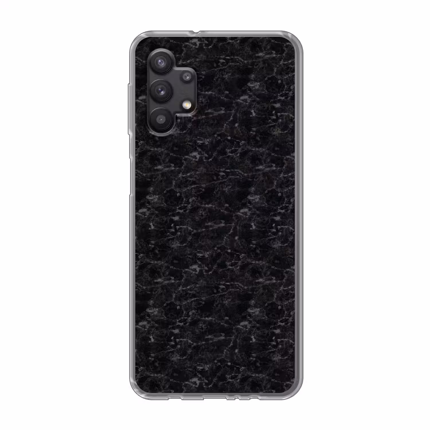 Marmer - Aders - Zwart Telefoonhoesje Samsung Galaxy A32 5G klein 346 -3d