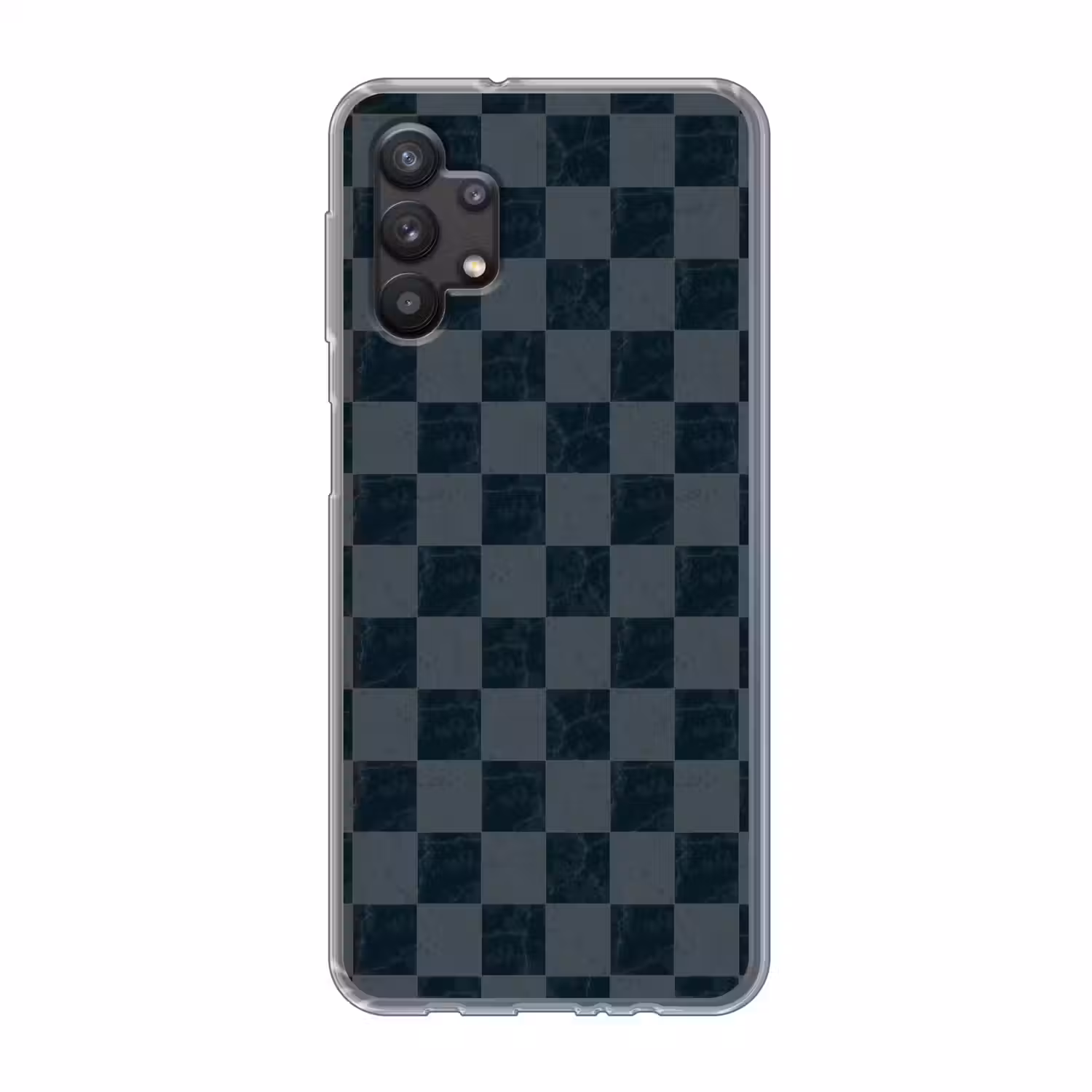 Marmer - Patroon - Antraciet Telefoonhoesje Samsung Galaxy A32 5G klein 346 -3d