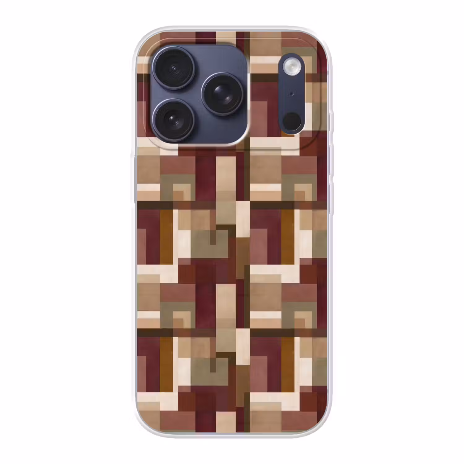 Modern - Geometrie - Kleurrijk Telefoonhoesje iPhone 17 Pro klein 878 -3d