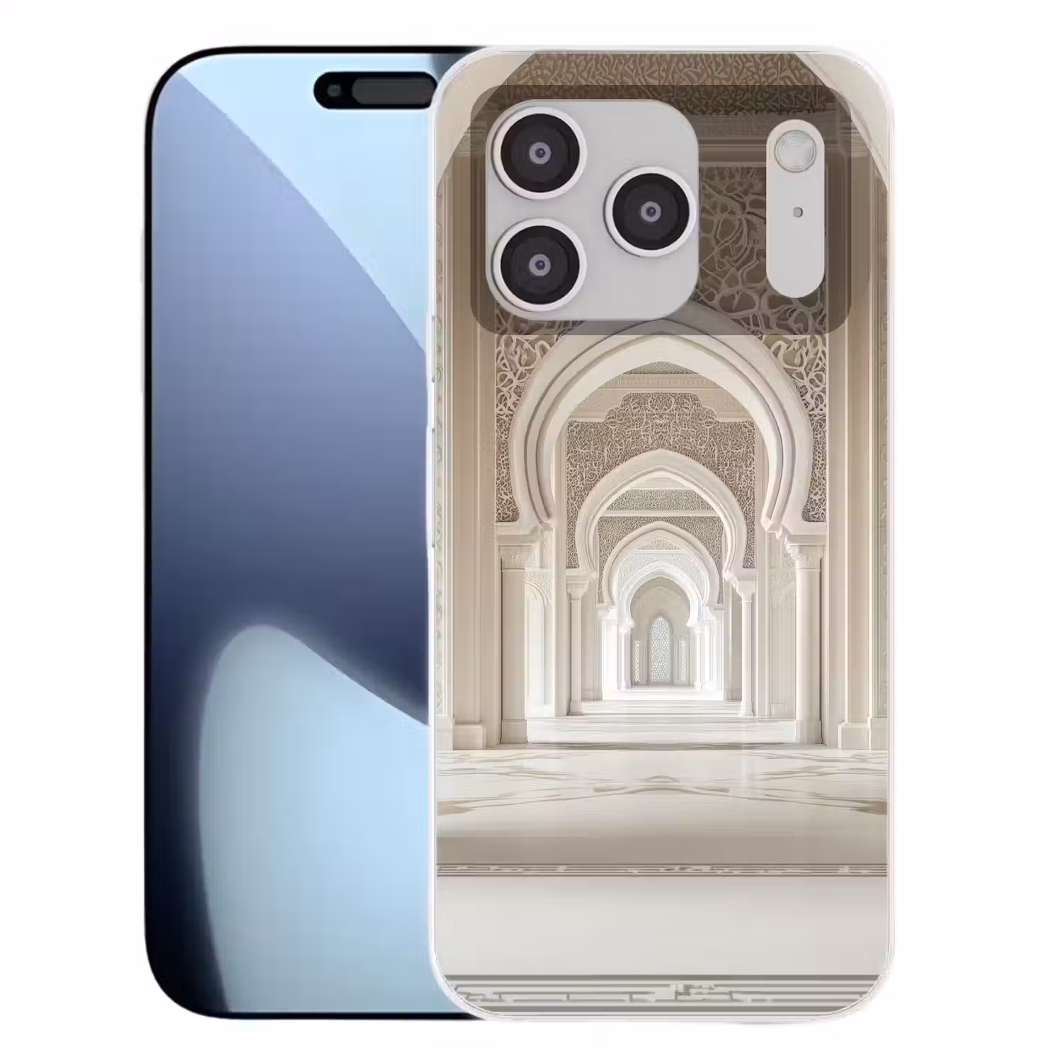 Moskee - Architectuur - Ramadan - Islamitische Telefoonhoesje iPhone 17 Pro klein -3d