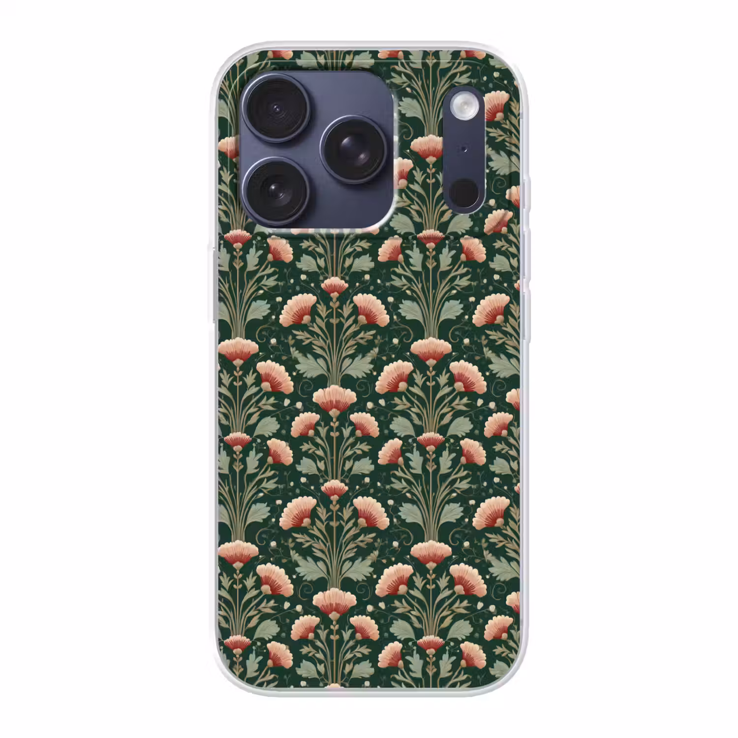 Patroon - Botanisch - Kleurrijk Telefoonhoesje iPhone 17 Pro klein 878 -3d