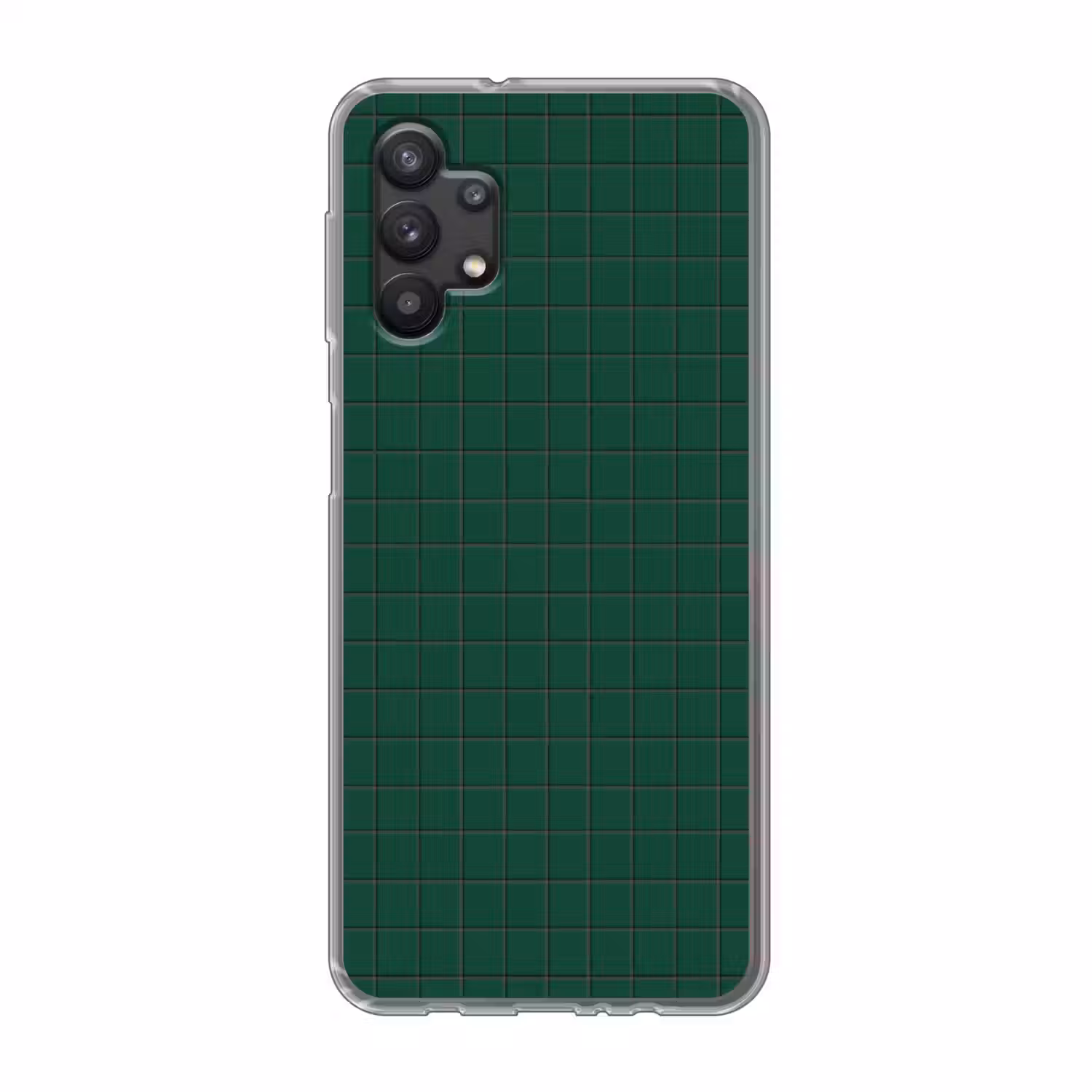 Patroon - Tegels - Dennen - Groen Telefoonhoesje Samsung Galaxy A32 5G klein 346 -3d