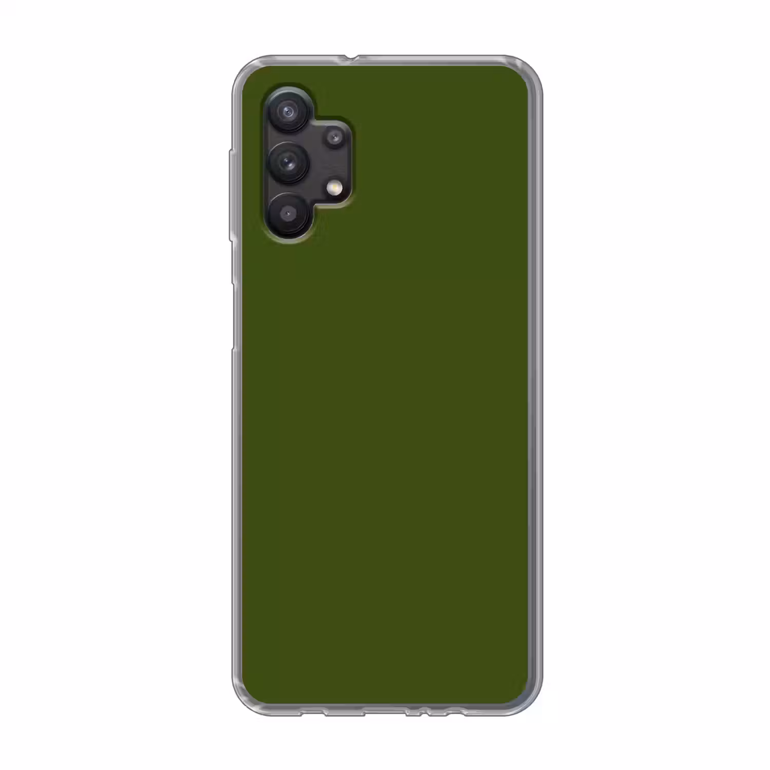 Olive - Drab - Groen Telefoonhoesje Samsung Galaxy A32 5G klein 346 -3d