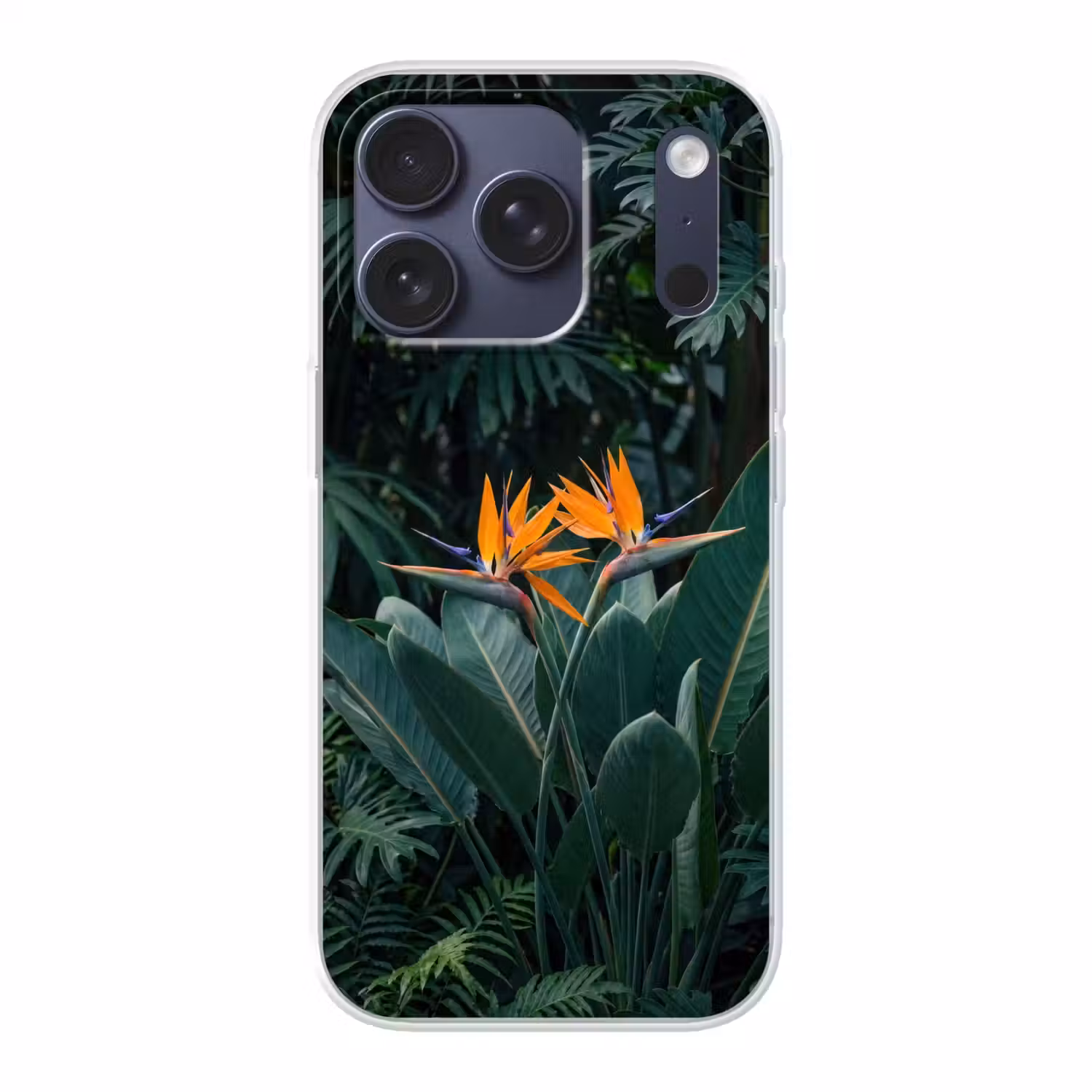 Paradijsvogel - Bloem - Exotisch Telefoonhoesje iPhone 17 Pro klein -3d
