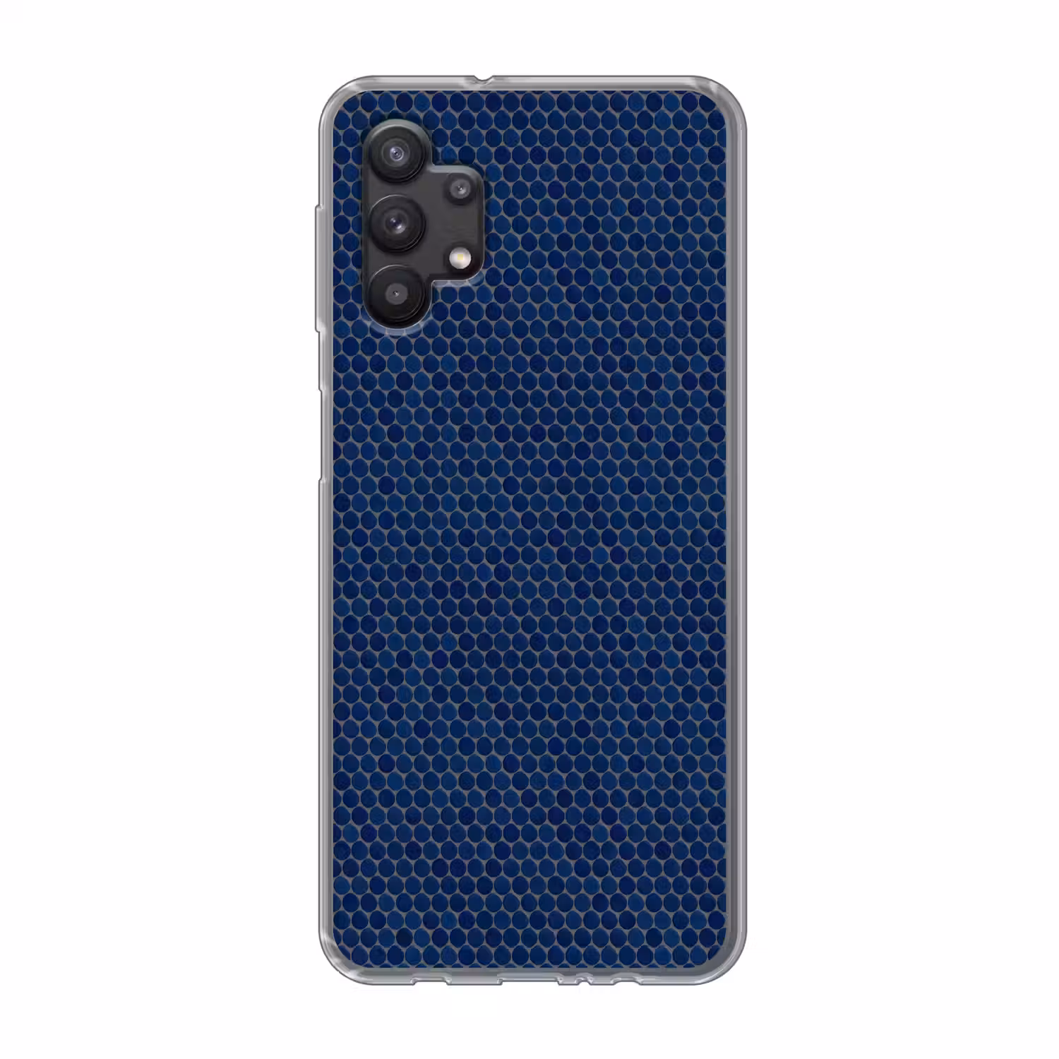 Penny - Mozaïek - Donkerblauw Telefoonhoesje Samsung Galaxy A32 5G klein 346 -3d