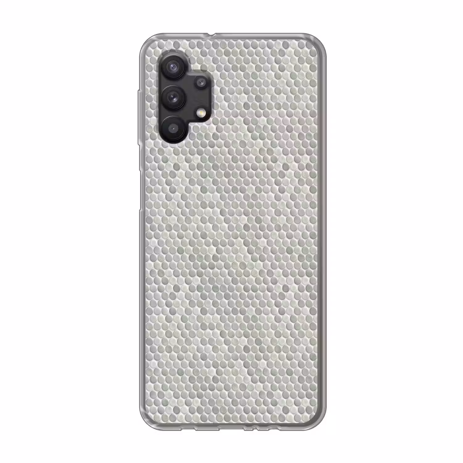 Penny - Mozaïek - Lichtgrijs Telefoonhoesje Samsung Galaxy A32 5G klein 346 -3d