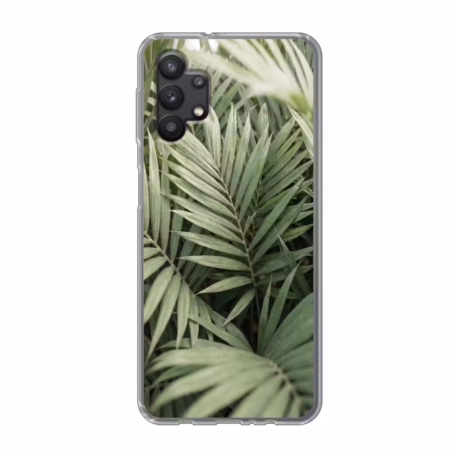 Plant - Palmbladeren - Natuur - Groen Telefoonhoesje Samsung Galaxy A32 5G klein -3d