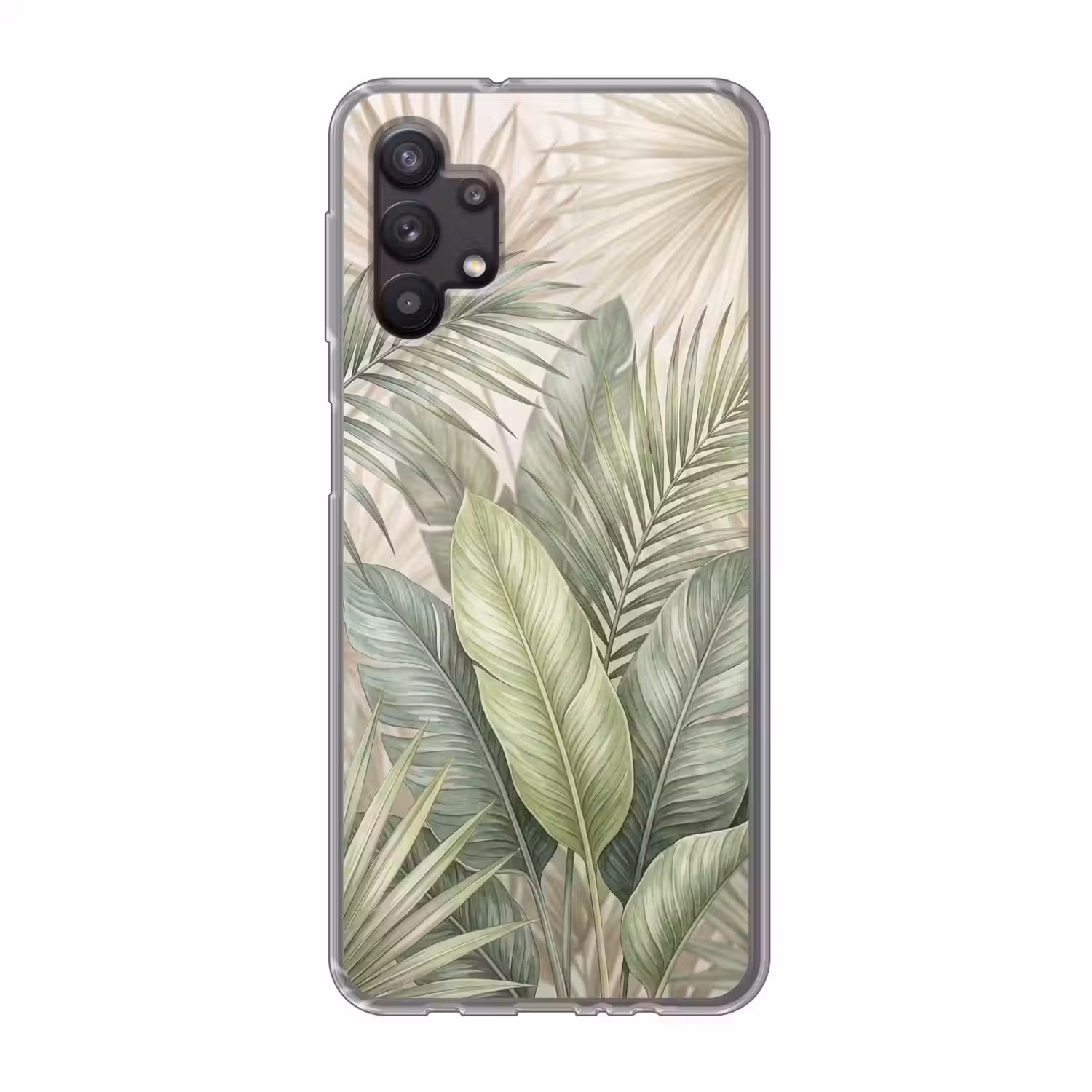 Planten - Tropisch - Bladeren - Groen - Natuur Telefoonhoesje Samsung Galaxy A32 5G klein -3d
