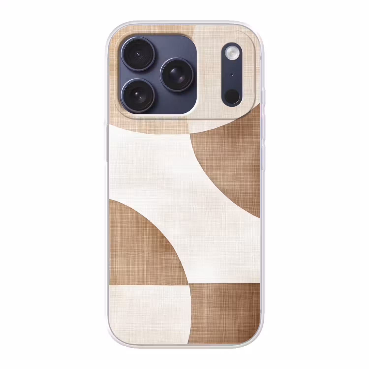 Snijdende cirkels - Overlappende vlakken Telefoonhoesje iPhone 17 Pro klein -3d