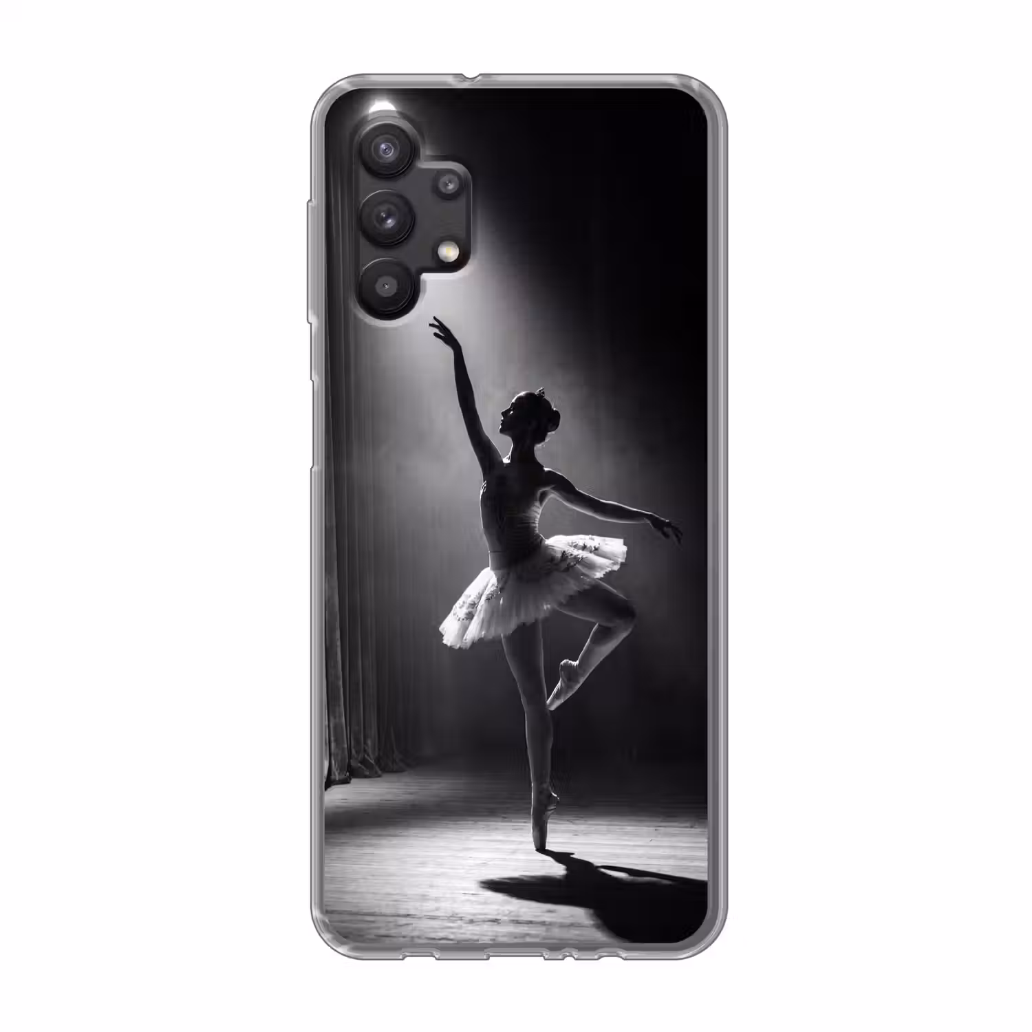 Danser - Podium - Zwart-wit - Kunst - Klassiek Telefoonhoesje Samsung Galaxy A32 5G klein -3d