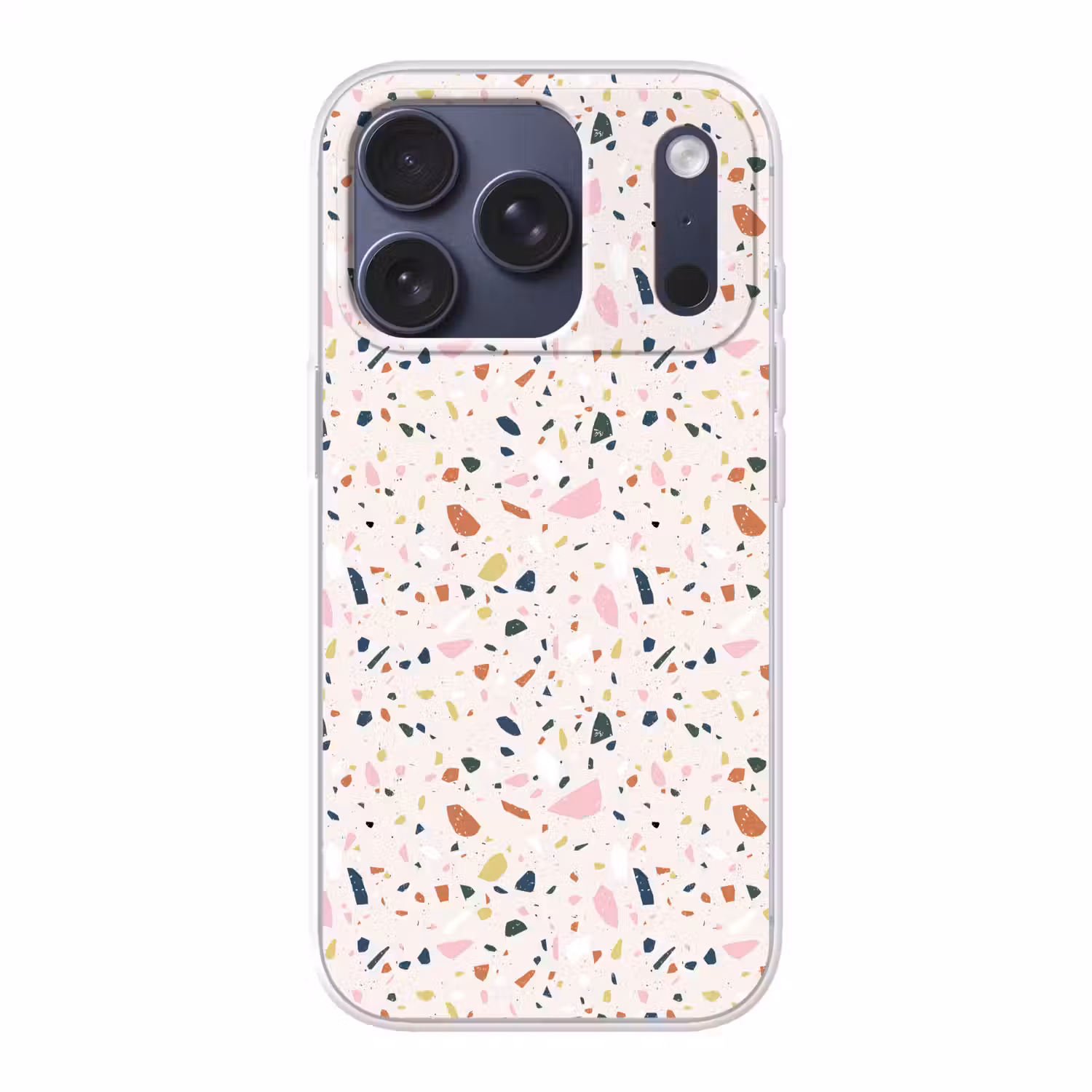 Terrazzo - Patroon - Kleurrijk Telefoonhoesje iPhone 17 Pro klein 878 -3d