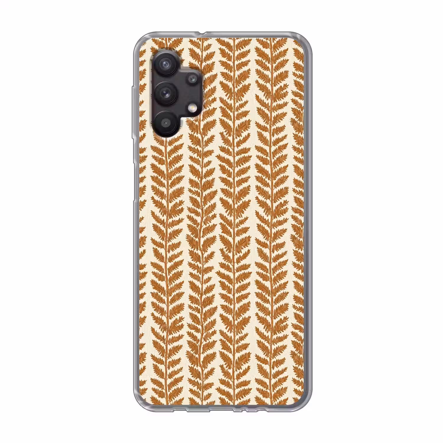 Textuur - Bladeren - Oker Telefoonhoesje Samsung Galaxy A32 5G klein 346 -3d