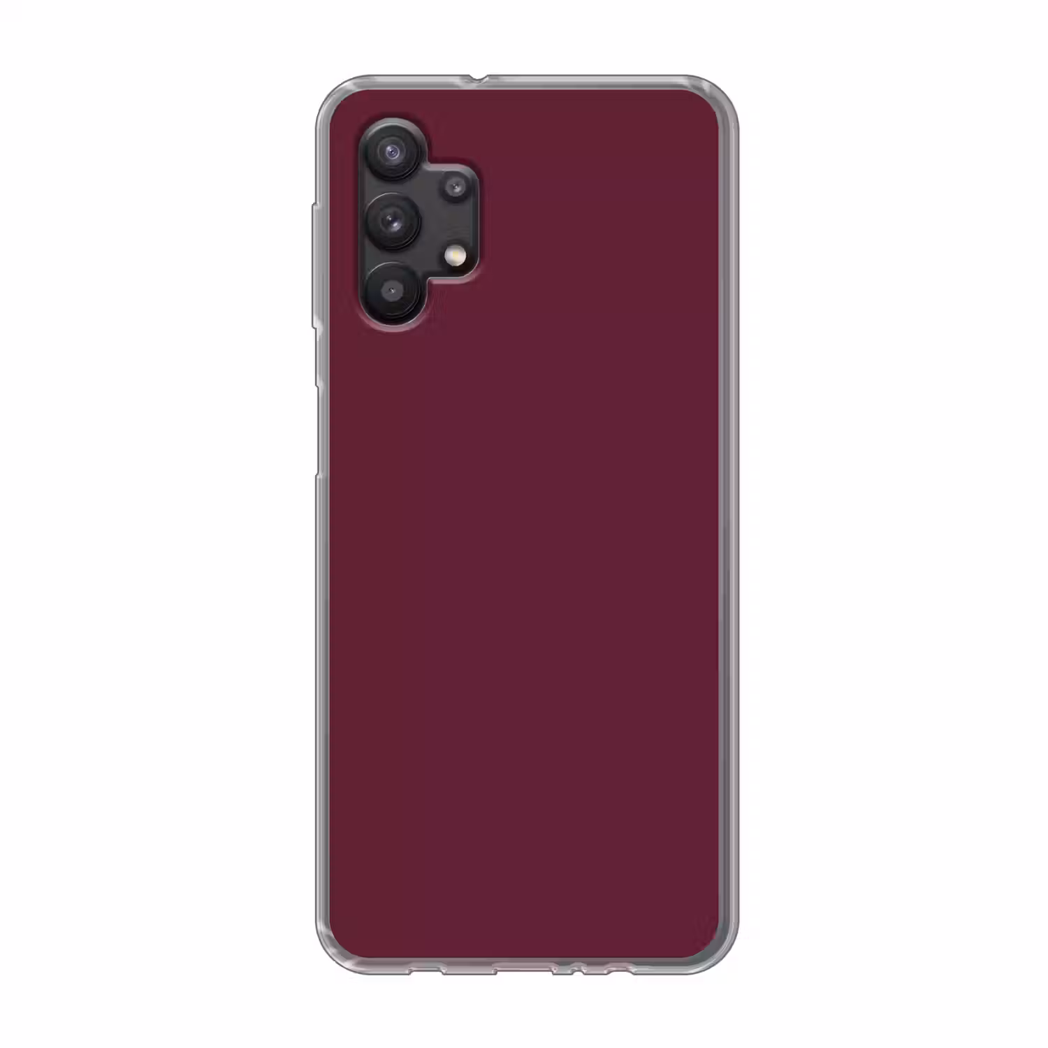 Deep - Plum - Paars Telefoonhoesje Samsung Galaxy A32 5G klein 346 -3d