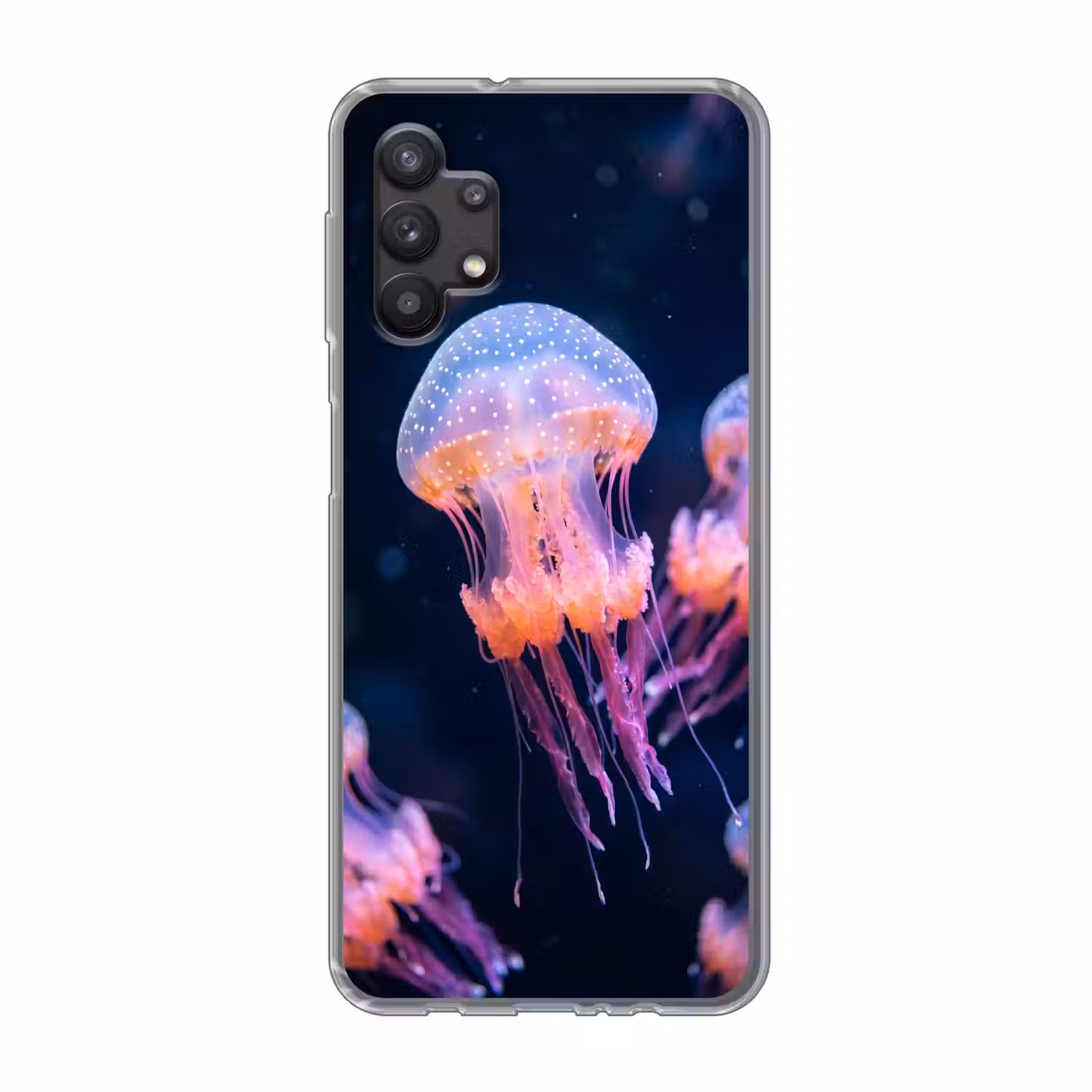 Dier - Onderwater - Natuur - Roze - Mysterieus Telefoonhoesje Samsung Galaxy A32 5G klein -3d