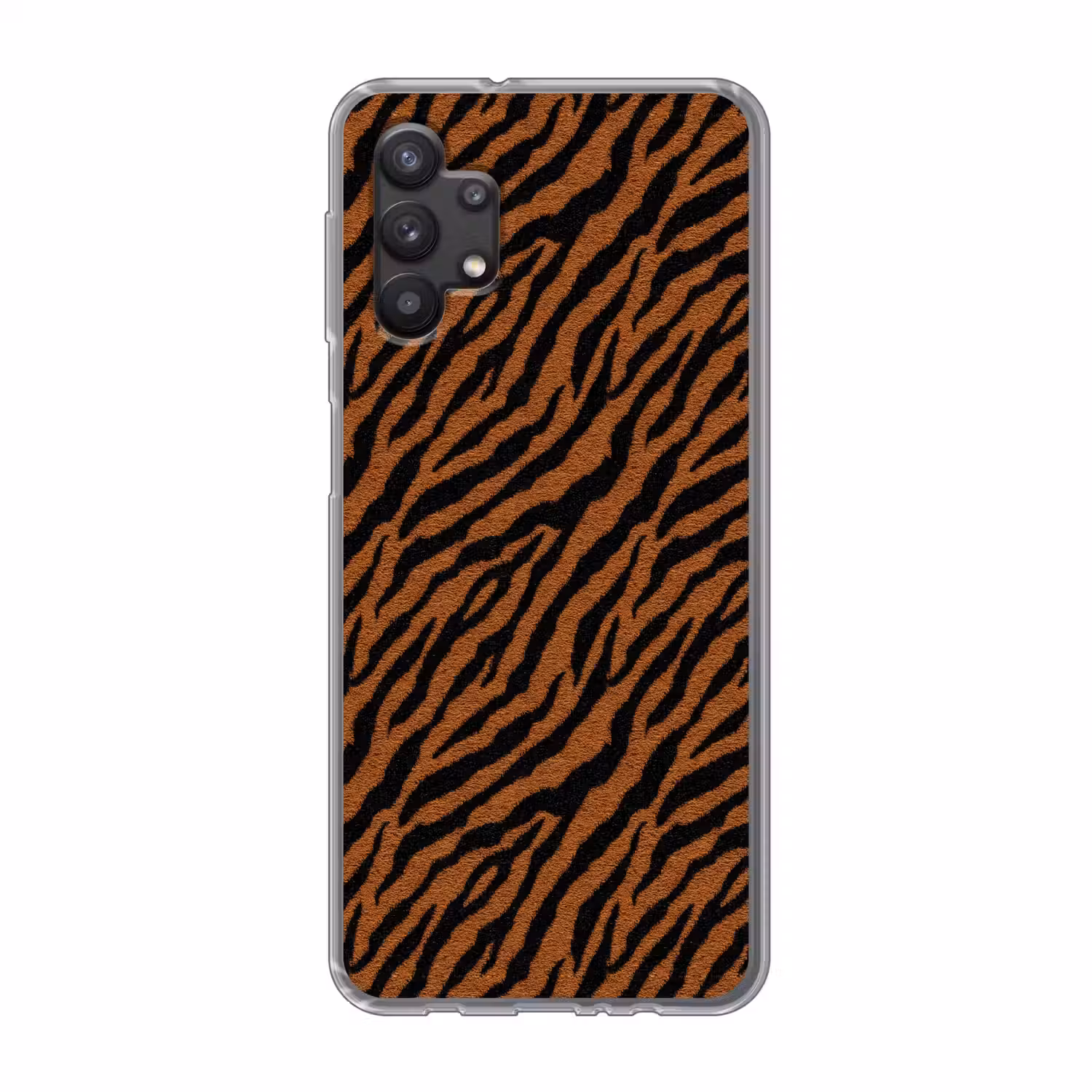 Tijger - Vacht - Zwart Telefoonhoesje Samsung Galaxy A32 5G klein 346 -3d