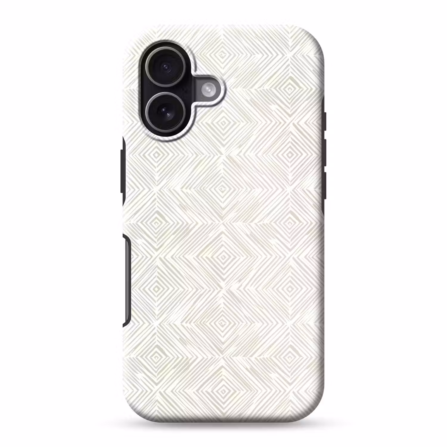 Abstract - Ruiten - Beige Toughcase MagSafe Apple iPhone 17 klein 1017 -3d