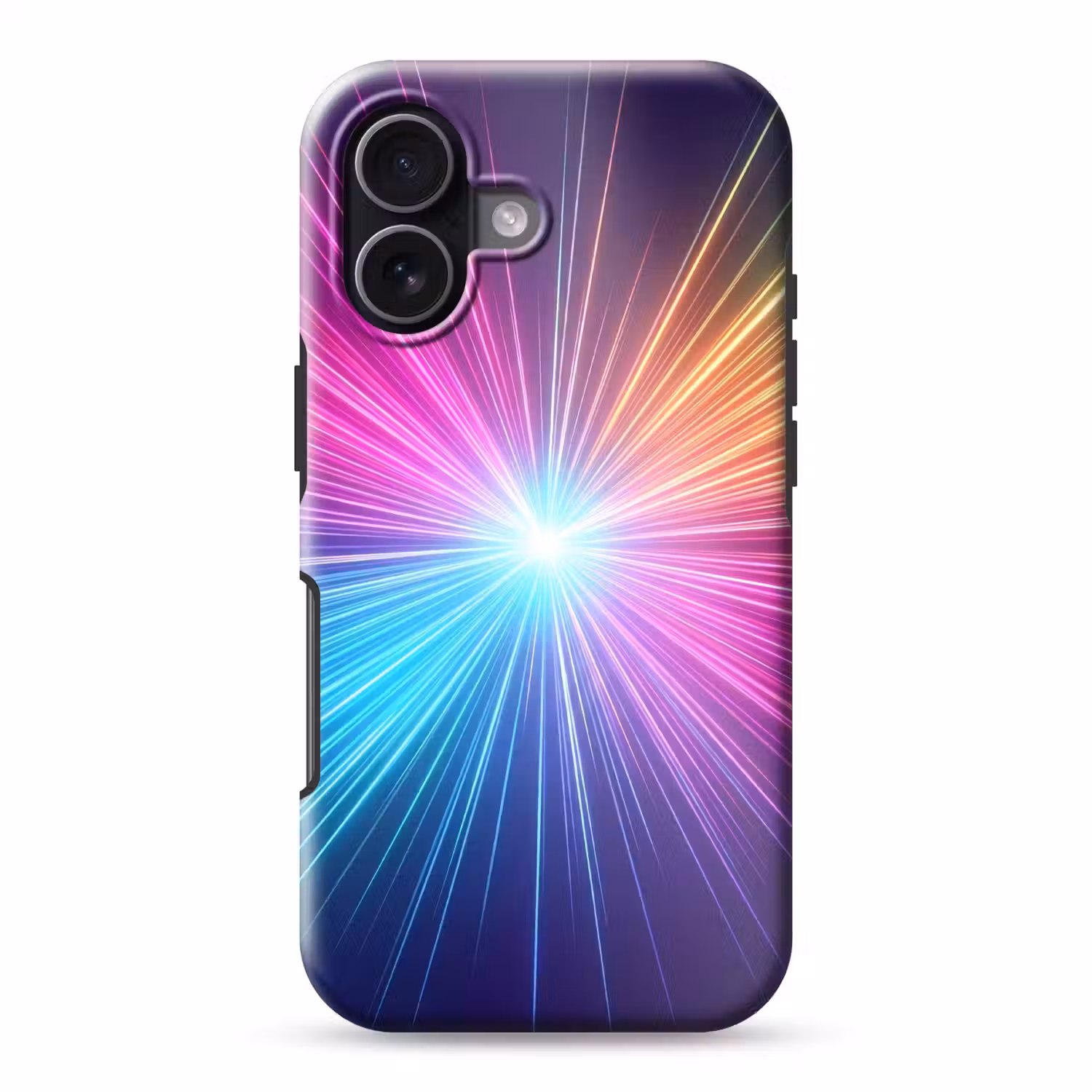 Abstract - Light - Burst - Modern - Colorful Toughcase MagSafe Apple iPhone 17 klein -3d