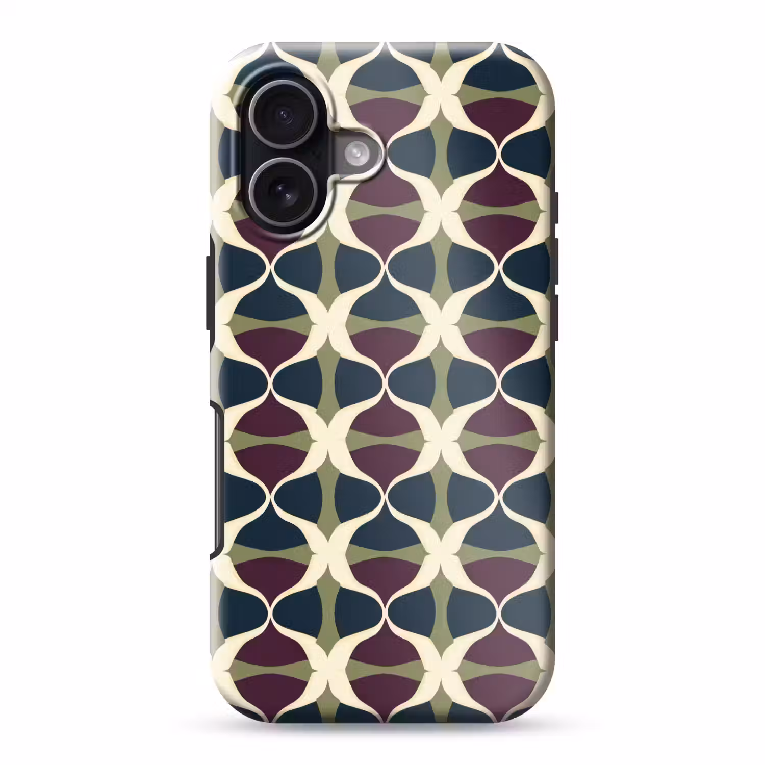 Abstract - Retro - Kleurrijk Toughcase MagSafe Apple iPhone 17 klein 1017 -3d