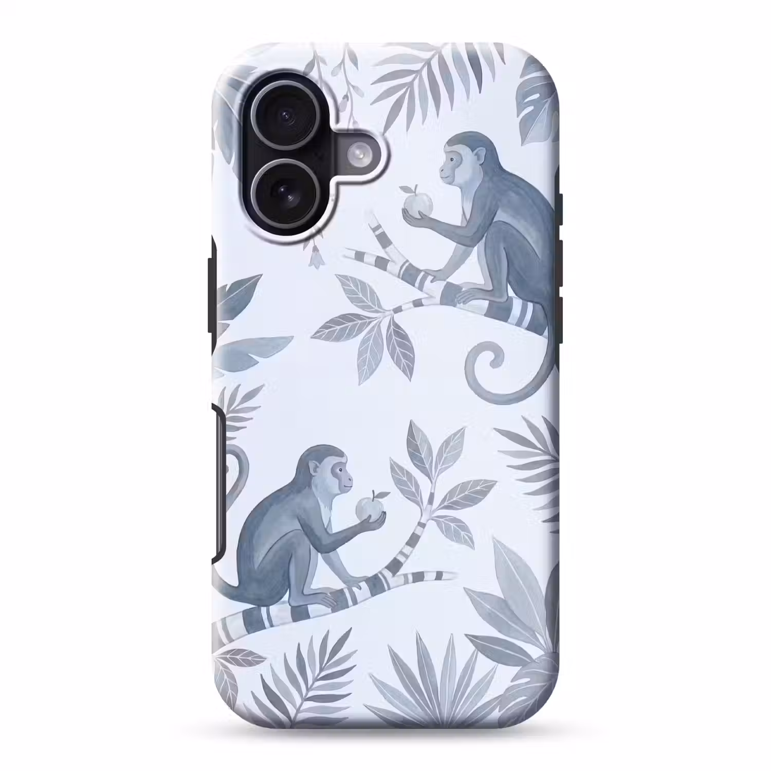 Aap - Boom - Bladeren - Jungle - Illustratie Toughcase MagSafe Apple iPhone 17 klein -3d