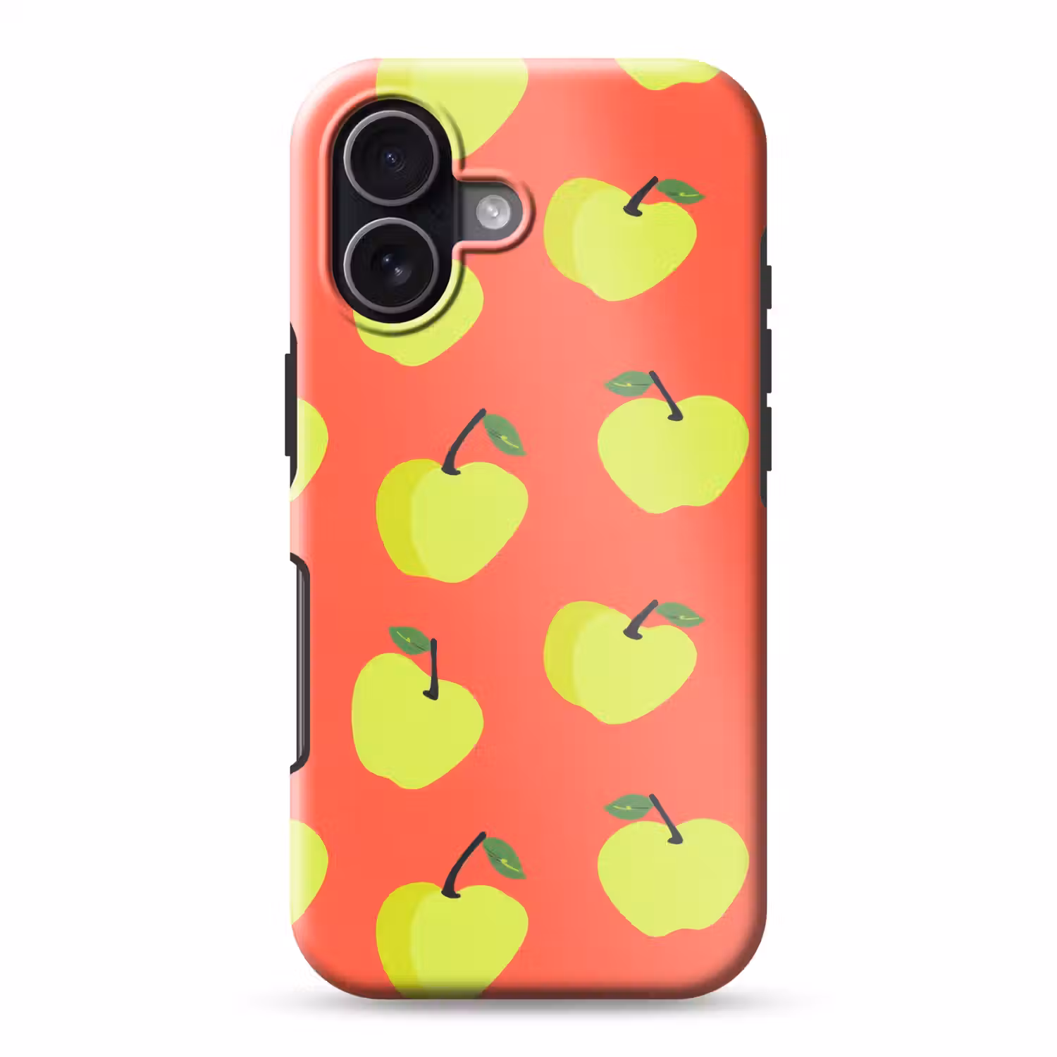 Appels - Modern - Groen Toughcase MagSafe Apple iPhone 17 klein 1017 -3d