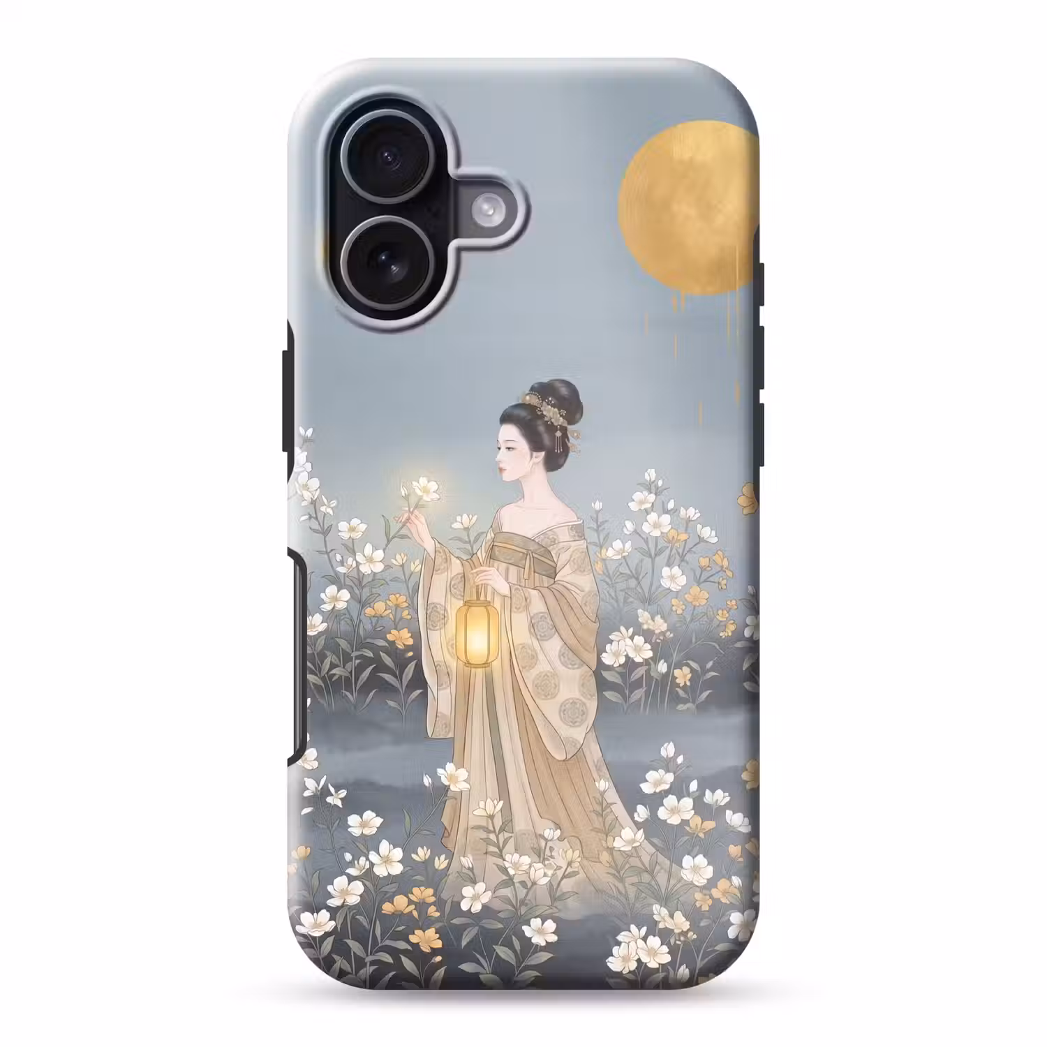 Aziatisch - Vrouw - Kimono Toughcase MagSafe Apple iPhone 17 klein -3d