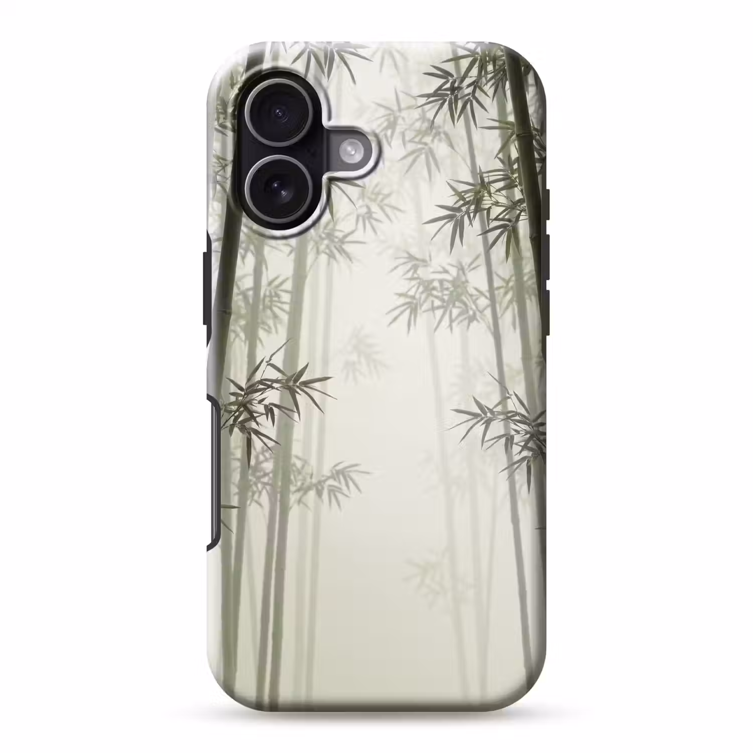 Bamboe - Bos - Mist - Natuur Toughcase MagSafe Apple iPhone 17 klein -3d