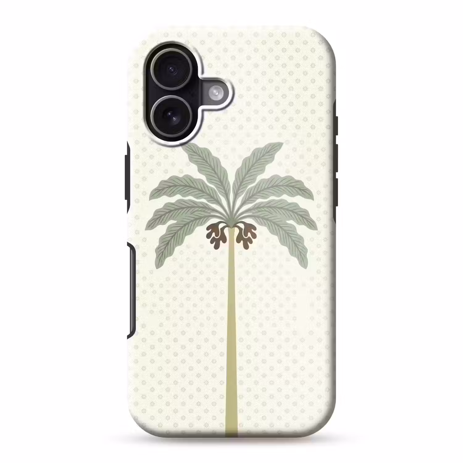 Boom - Bladeren - Groen - Decoratief - Beige Toughcase MagSafe Apple iPhone 17 klein -3d