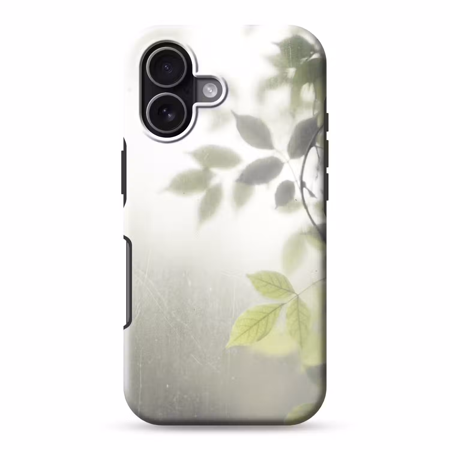 Blad - Schaduw - Natuur - Abstract - Groen Toughcase MagSafe Apple iPhone 17 klein -3d