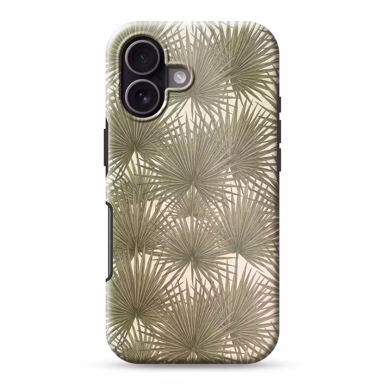 Blad - Tropisch - Patroon - Natuur - Groen Toughcase MagSafe Apple iPhone 17 klein -3d