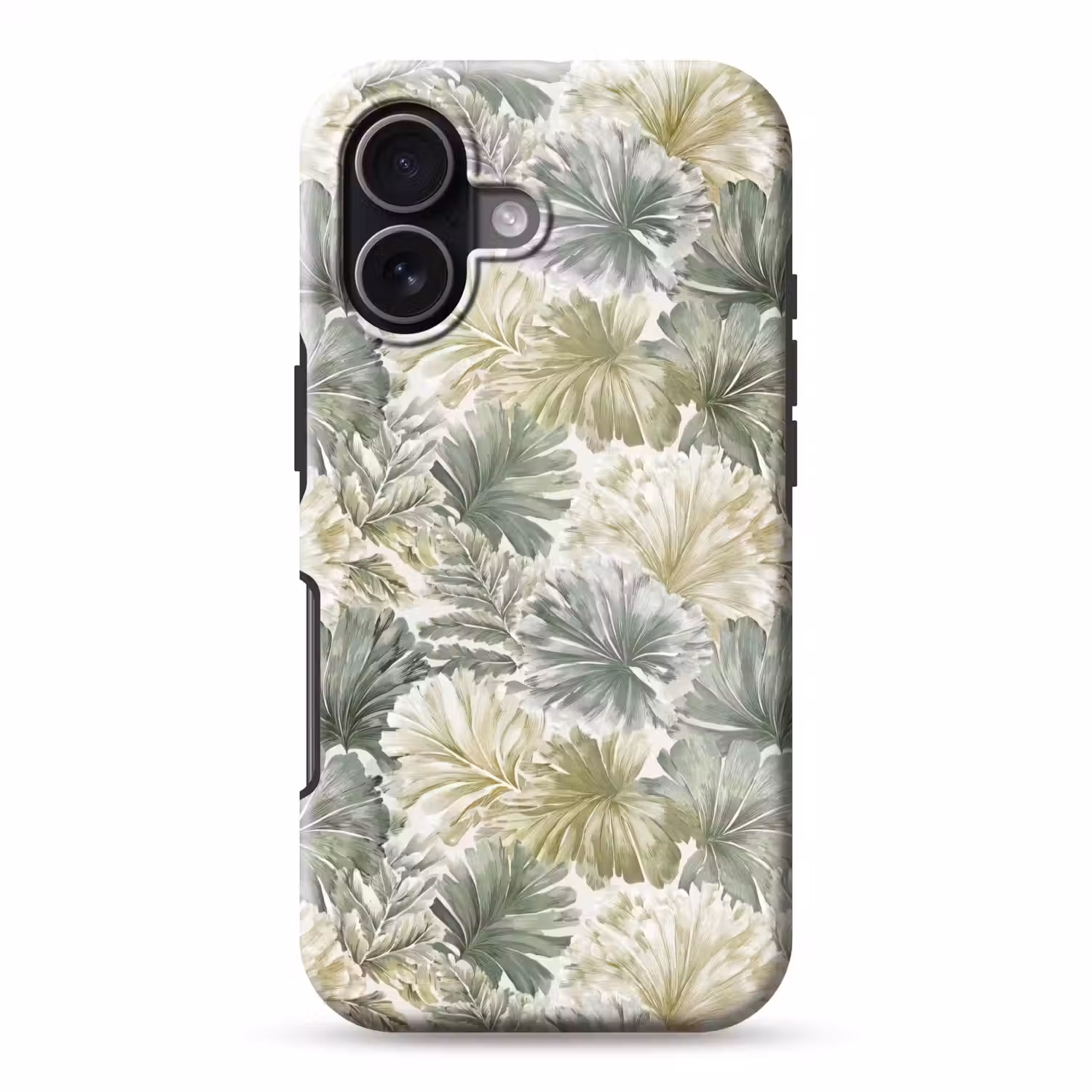 Bladeren - Botanisch - Groen Toughcase MagSafe Apple iPhone 17 klein 1017 -3d