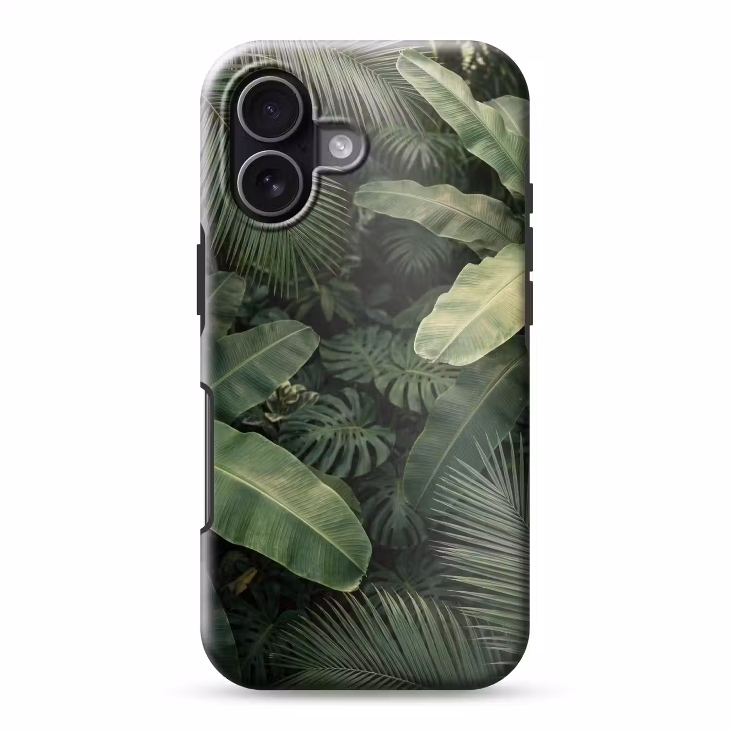 Bladeren - Groen - Tropisch - Natuur Toughcase MagSafe Apple iPhone 17 klein -3d